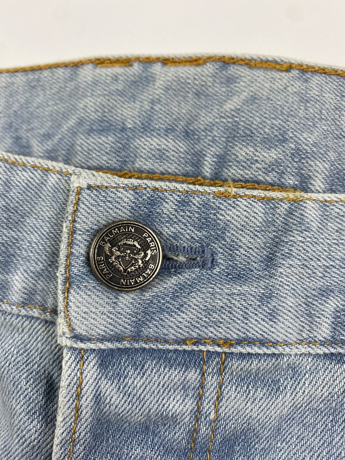 Balmain Balmain Distressed Biker Pants Size US 34 / EU 50 - 7 Thumbnail