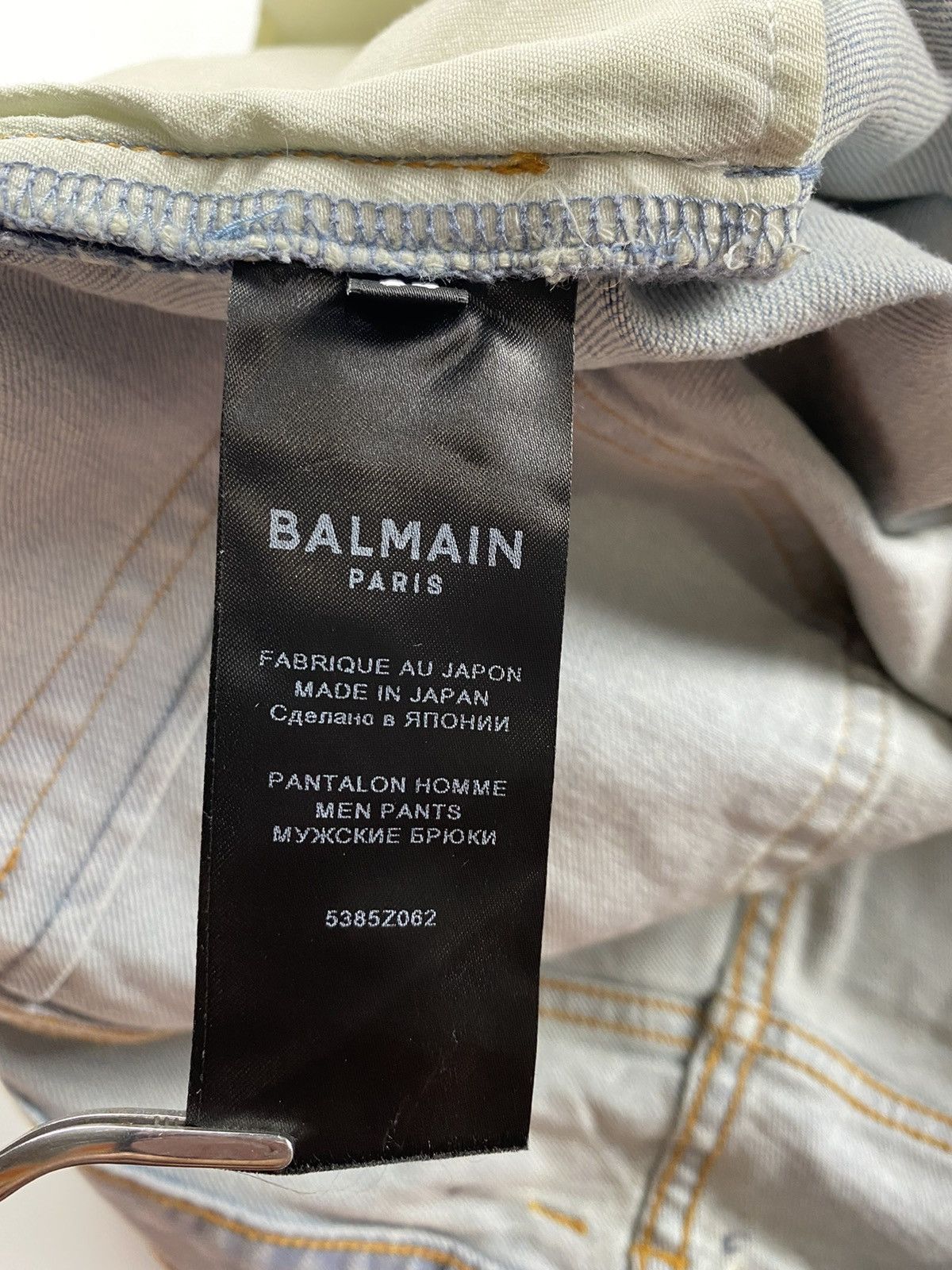 Balmain Balmain Distressed Biker Pants Size US 34 / EU 50 - 11 Thumbnail