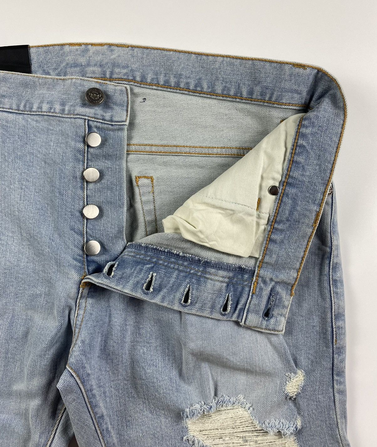 Balmain Balmain Distressed Biker Pants Size US 34 / EU 50 - 8 Thumbnail