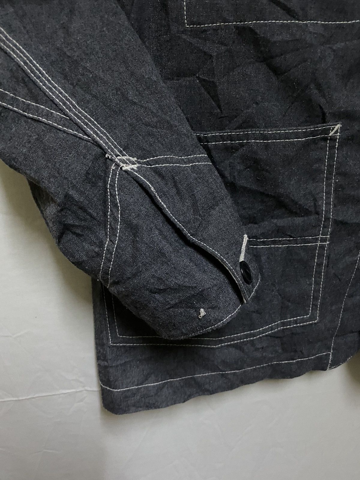 BEAUTY&YOUTH Chambray Jacket Pocket Japan Size US L / EU 52-54 / 3 - 3 Thumbnail