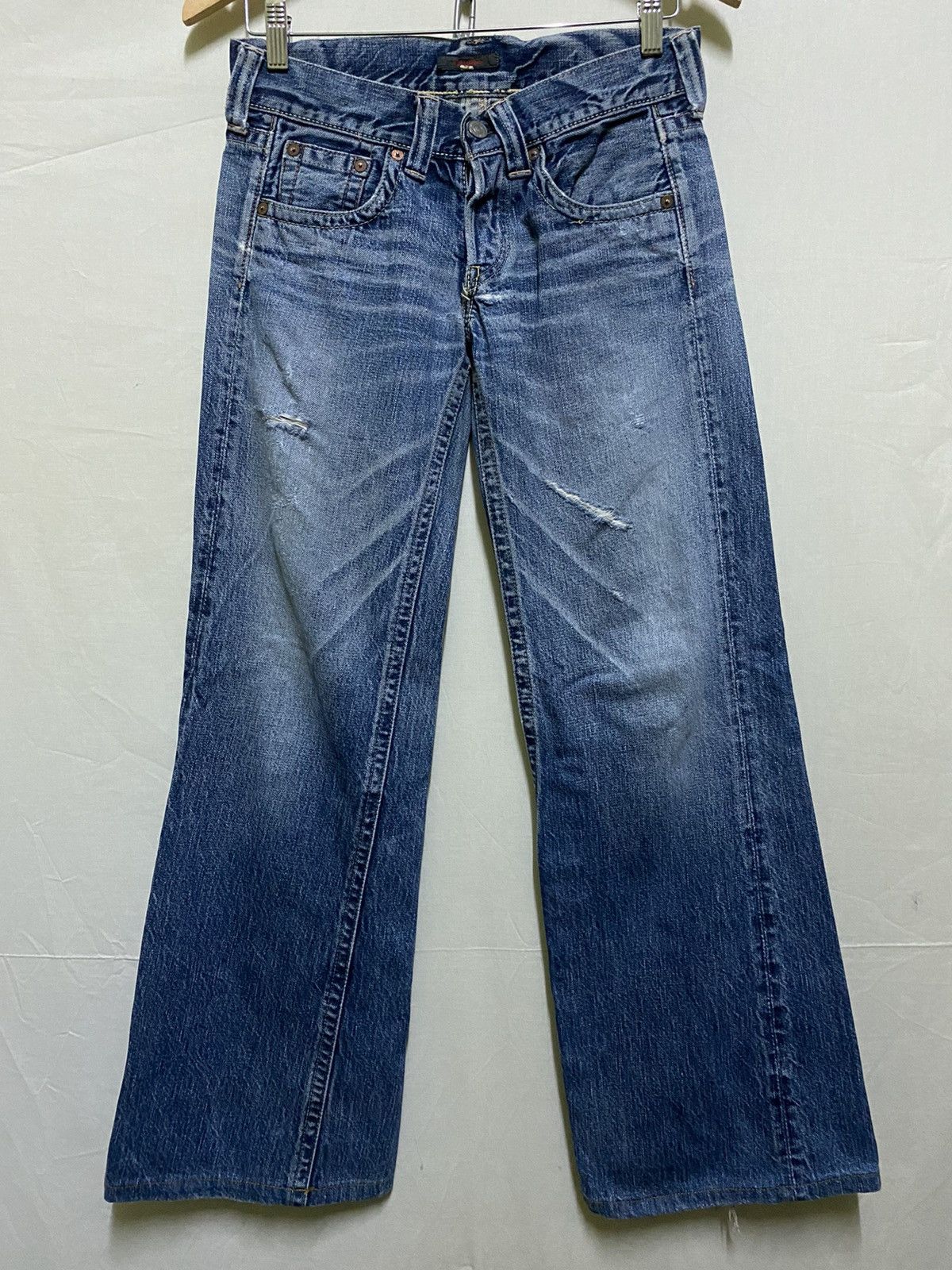 Full Count & Co. Fullcount Jeans Wide Leg Flared Boot Cut Size 30" / US 8 / IT 44 - 1 Thumbnail