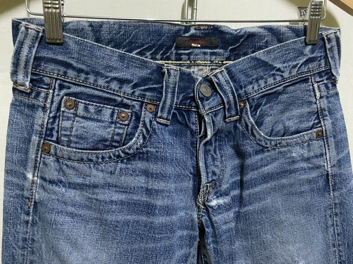 Full Count & Co. Fullcount Jeans Wide Leg Flared Boot Cut Size 30" / US 8 / IT 44 - 2 Thumbnail