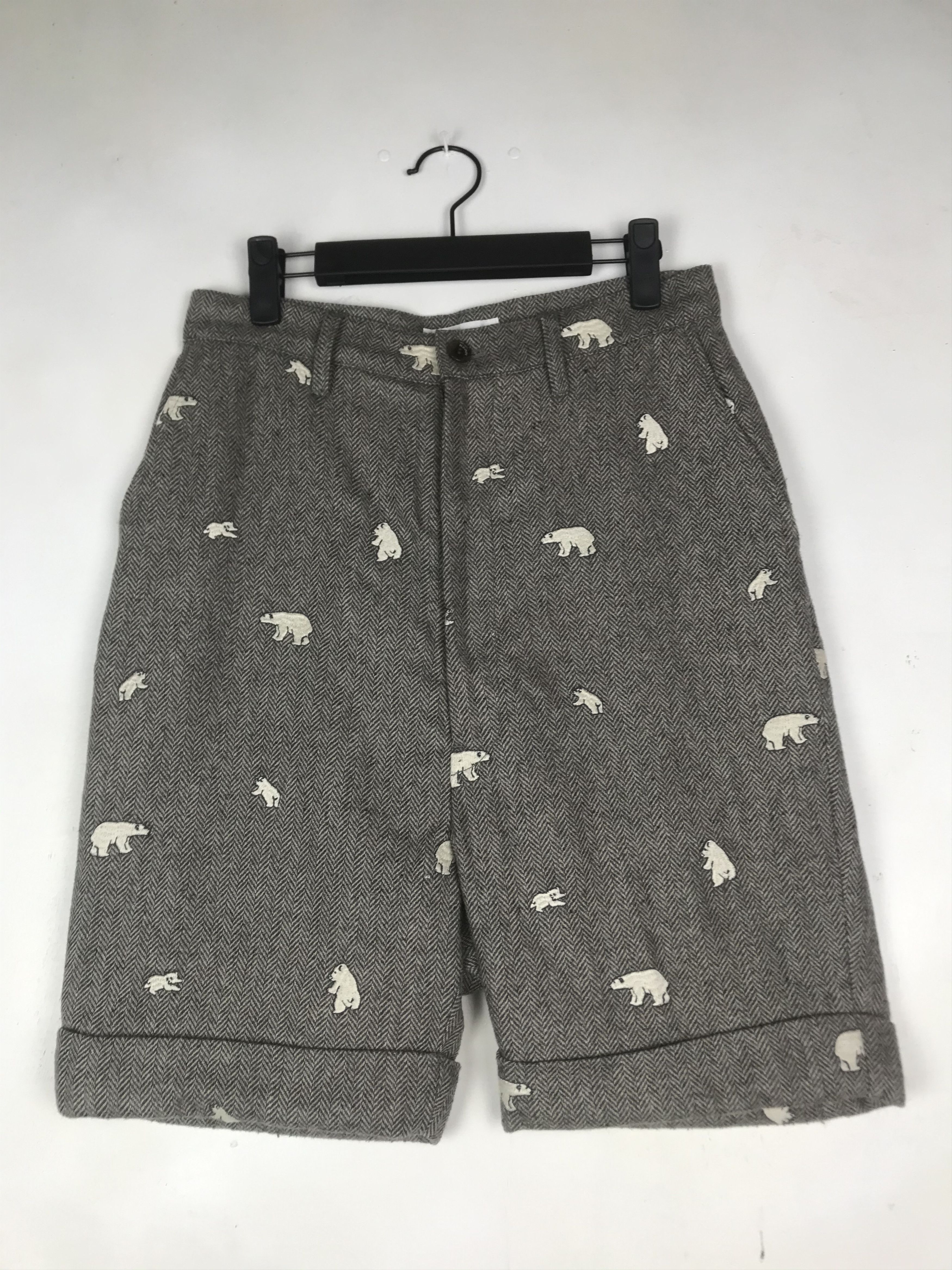 Issey Miyake NE-NET ISSEY MIYAKE BEAR DESIGN SHORT PANT Size US 31 - 1 Thumbnail
