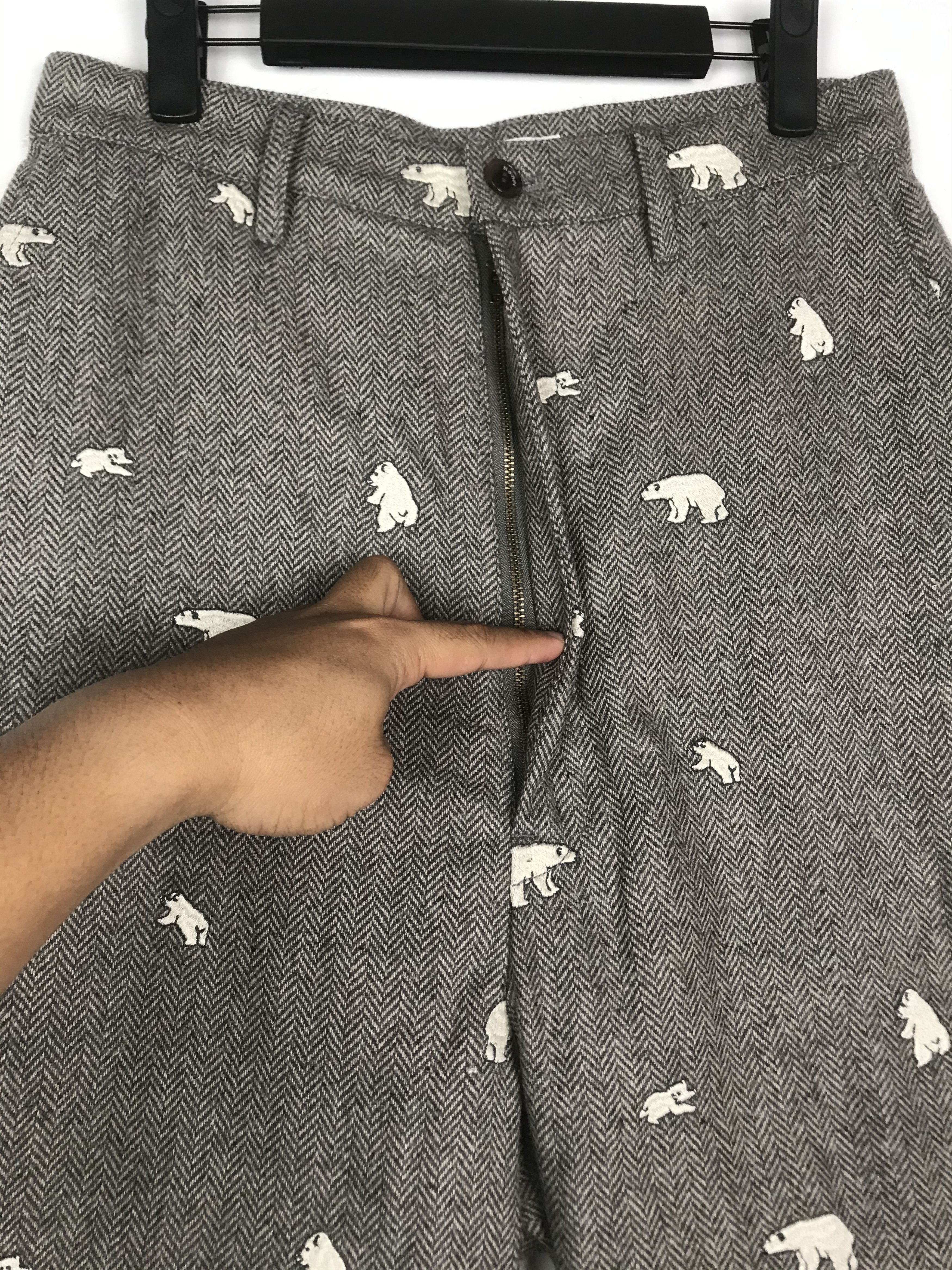 Issey Miyake NE-NET ISSEY MIYAKE BEAR DESIGN SHORT PANT Size US 31 - 2 Thumbnail