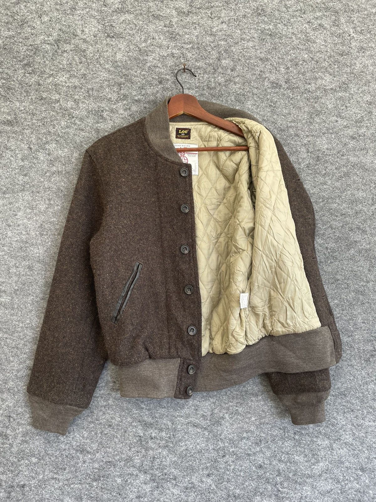 Harris Tweed × Lee LEE x HARIS TWEED WOOL BOMBER JACKET Size US S / EU 44-46 / 1 - 5 Thumbnail