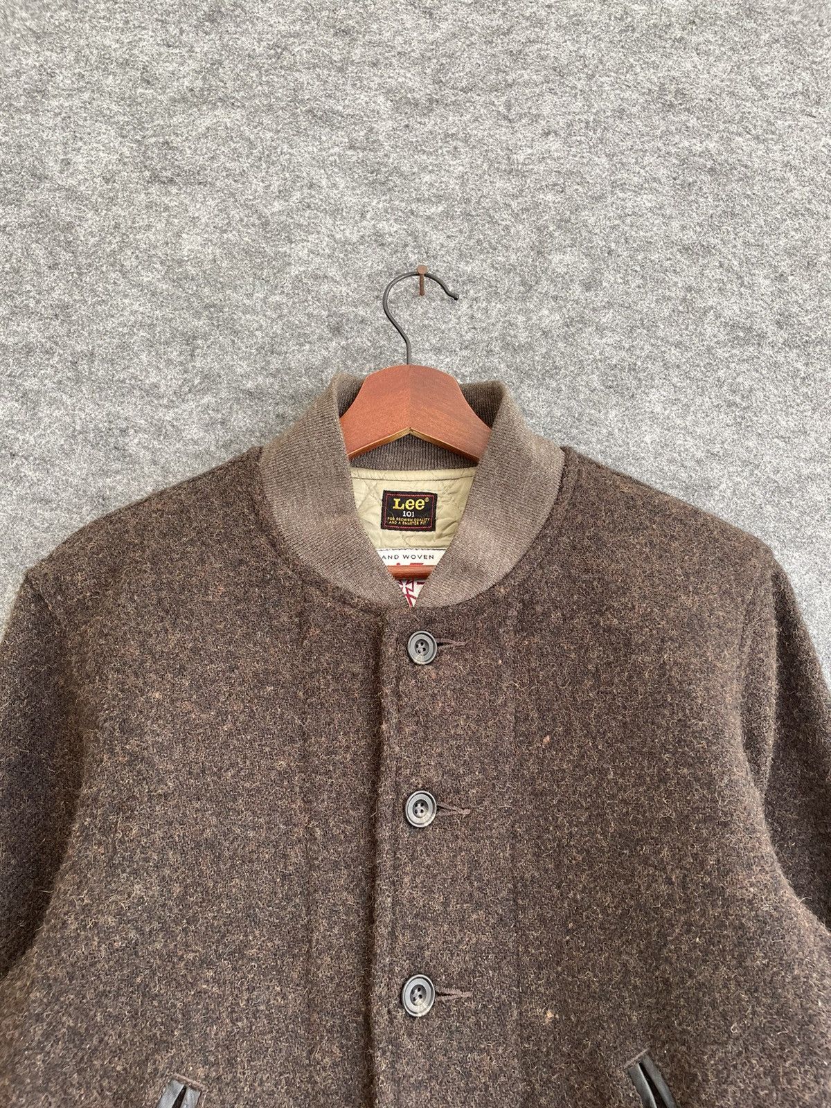 Harris Tweed × Lee LEE x HARIS TWEED WOOL BOMBER JACKET Size US S / EU 44-46 / 1 - 2 Thumbnail