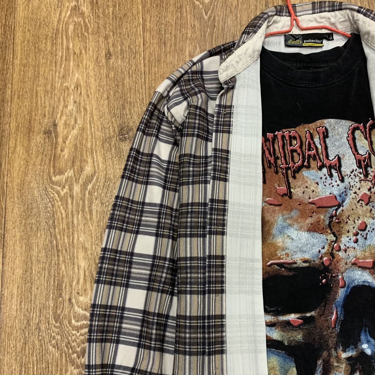 Vintage Vintage 90s Checkered Shirt Grunge Skate Streetwear Baggy L Size US L / EU 52-54 / 3 - 4 Thumbnail