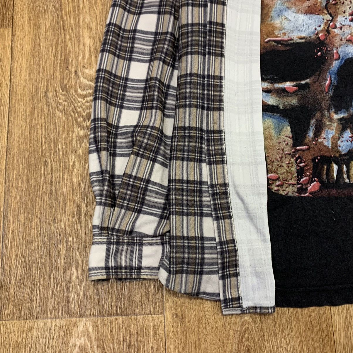 Vintage Vintage 90s Checkered Shirt Grunge Skate Streetwear Baggy L Size US L / EU 52-54 / 3 - 3 Thumbnail