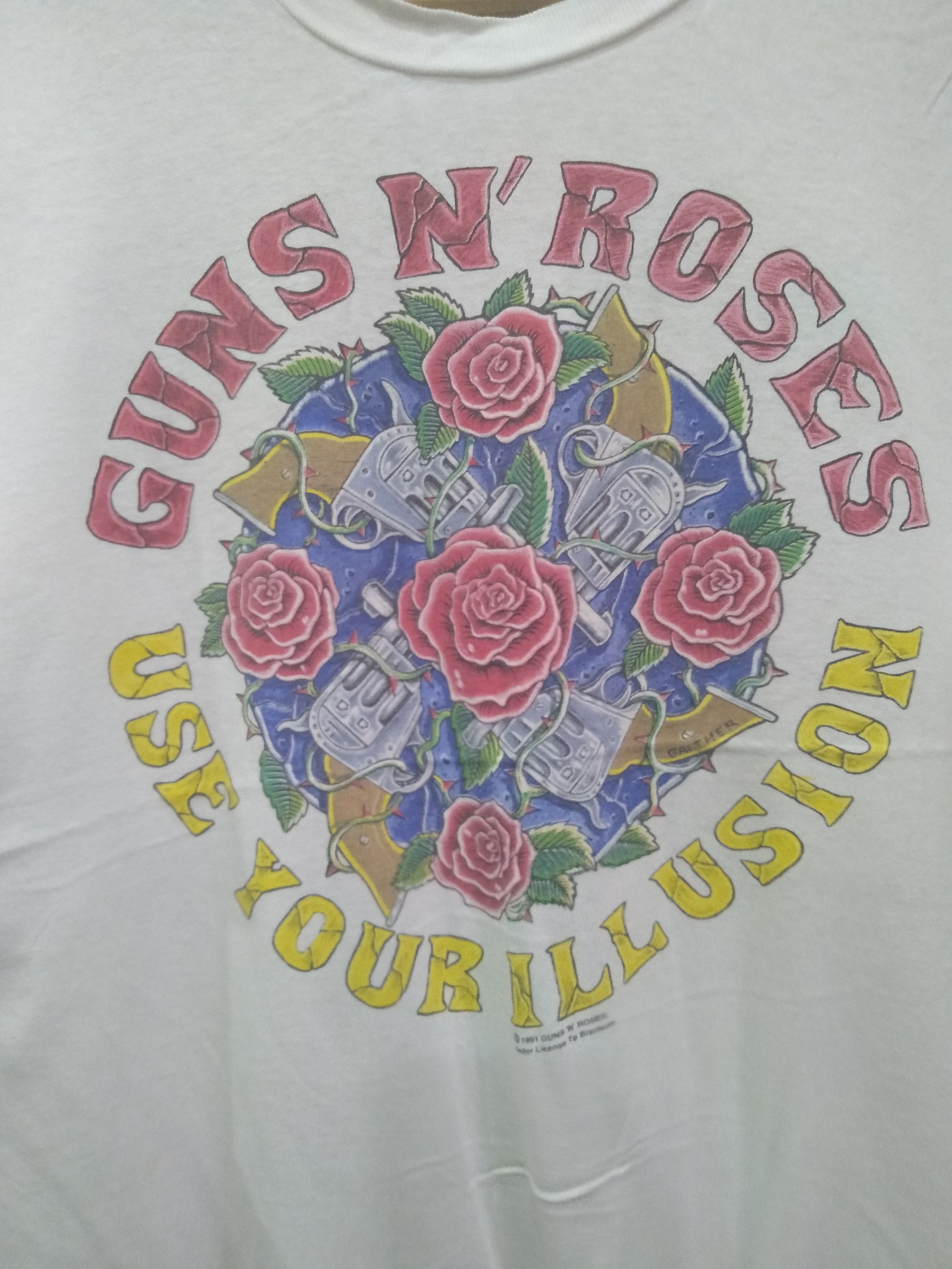 Band Tees × Vintage Gun N Roses vd3 Size US L / EU 52-54 / 3 - 2 Thumbnail