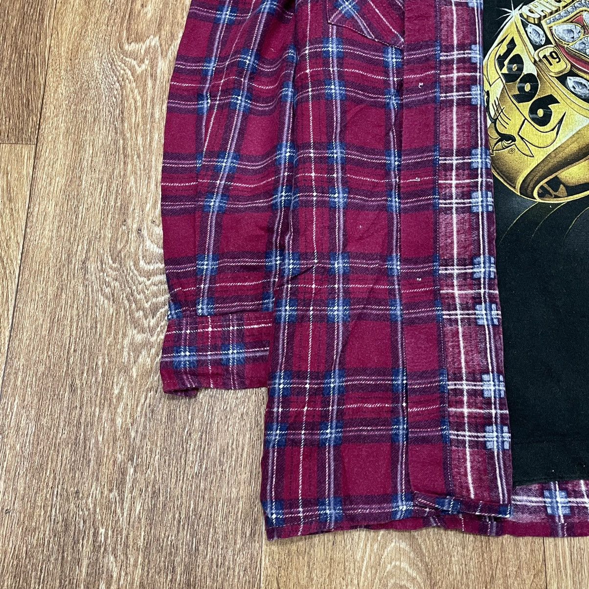 Flannel Vintage 90s Plaid Flannel Shirt Y2K Streetwear Checkered Size US L / EU 52-54 / 3 - 4 Thumbnail
