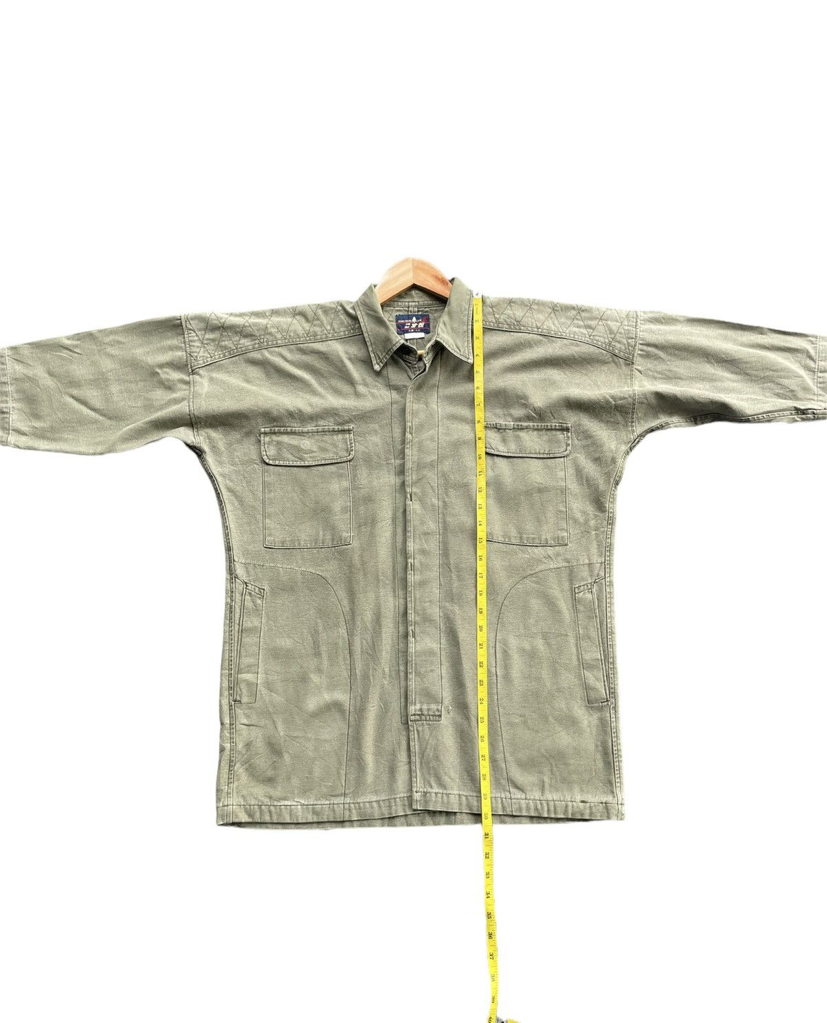 Japanese Brand Vintage Military Shirt Size US XL / EU 56 / 4 - 4 Thumbnail