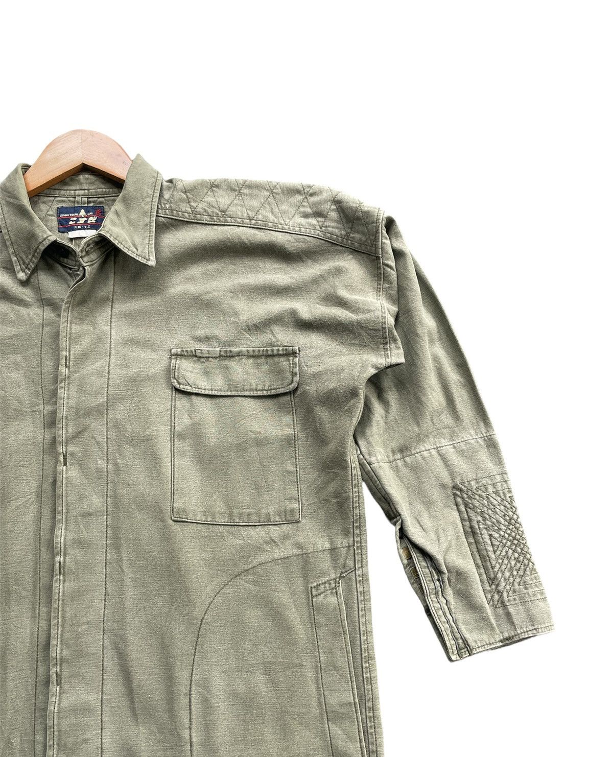 Japanese Brand Vintage Military Shirt Size US XL / EU 56 / 4 - 7 Thumbnail