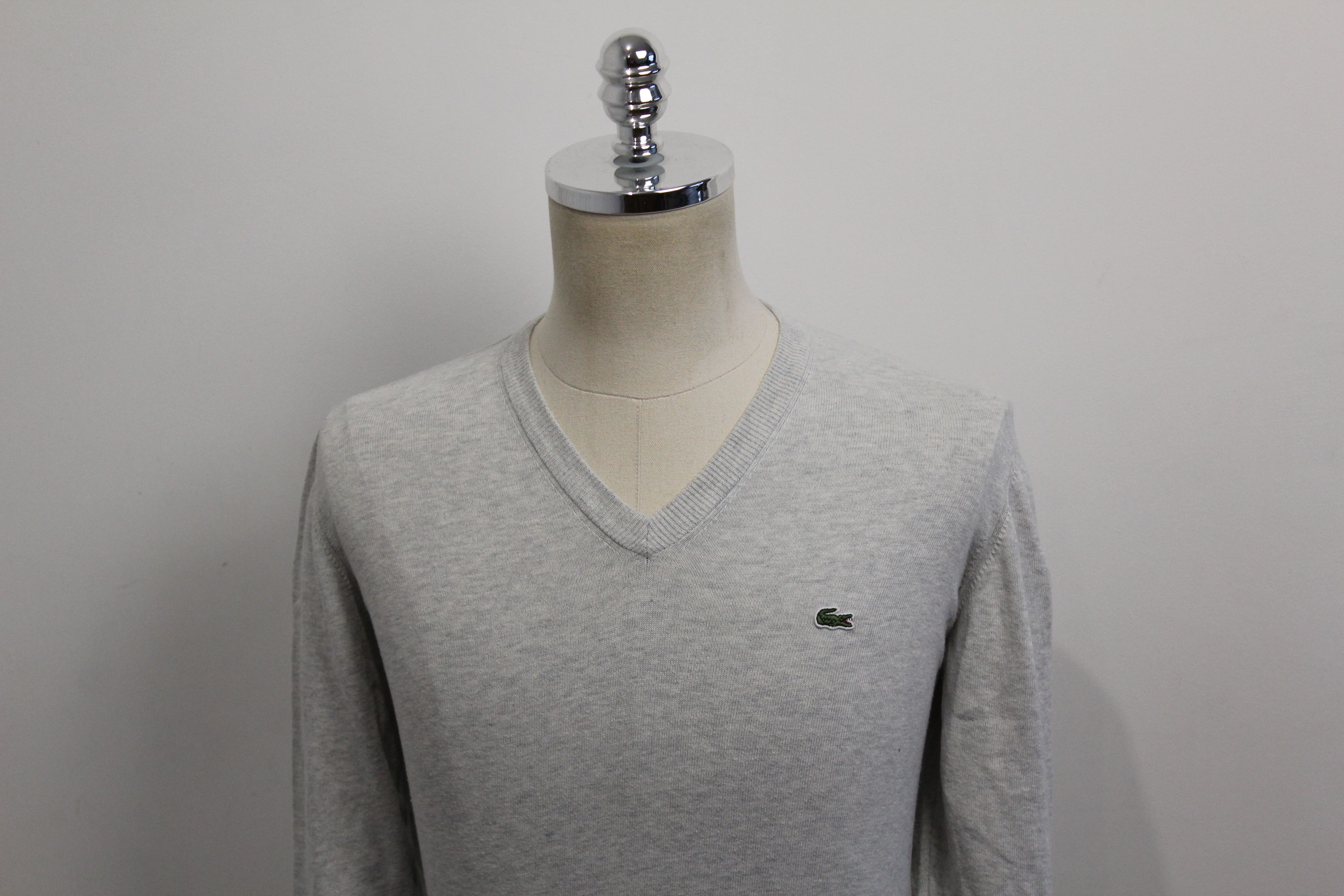 Lacoste LACOSTE V-Neck Jumper Size US S / EU 44-46 / 1 - 3 Thumbnail
