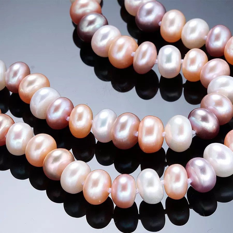 Jewelry Natural Freshwater Long Pearl Necklace Size ONE SIZE - 2 Thumbnail