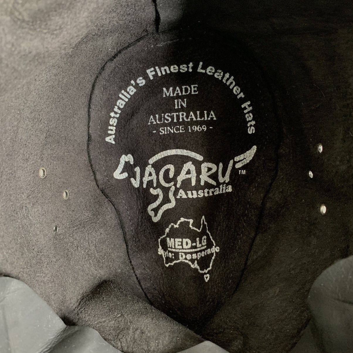 Cowboy Equipment Australia Leather Hat Bucket Hat Cap Size ONE SIZE - 5 Thumbnail