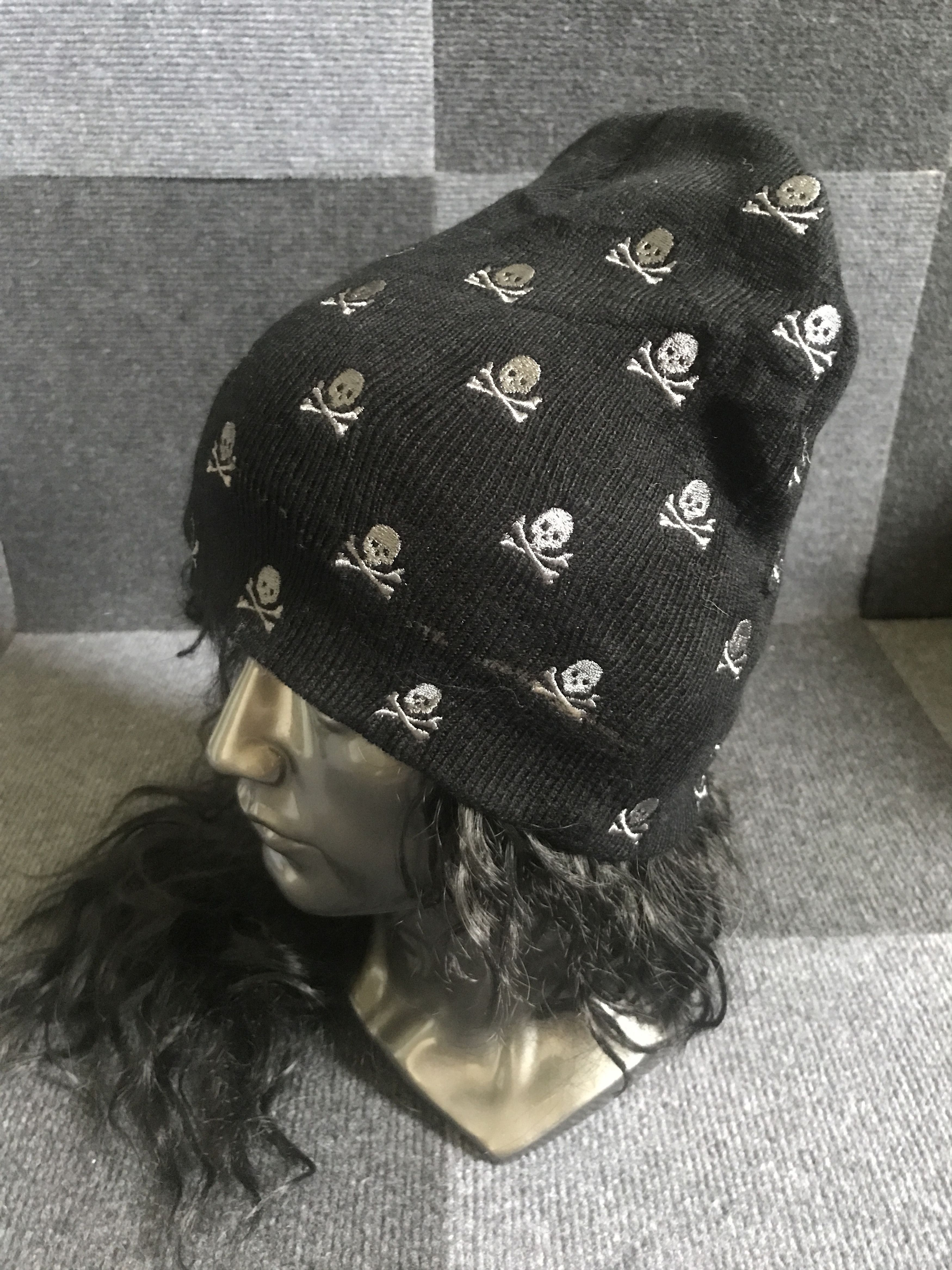 Seditionaries BSC103 Full Skull Embroidery Beanie Size ONE SIZE - 2 Thumbnail