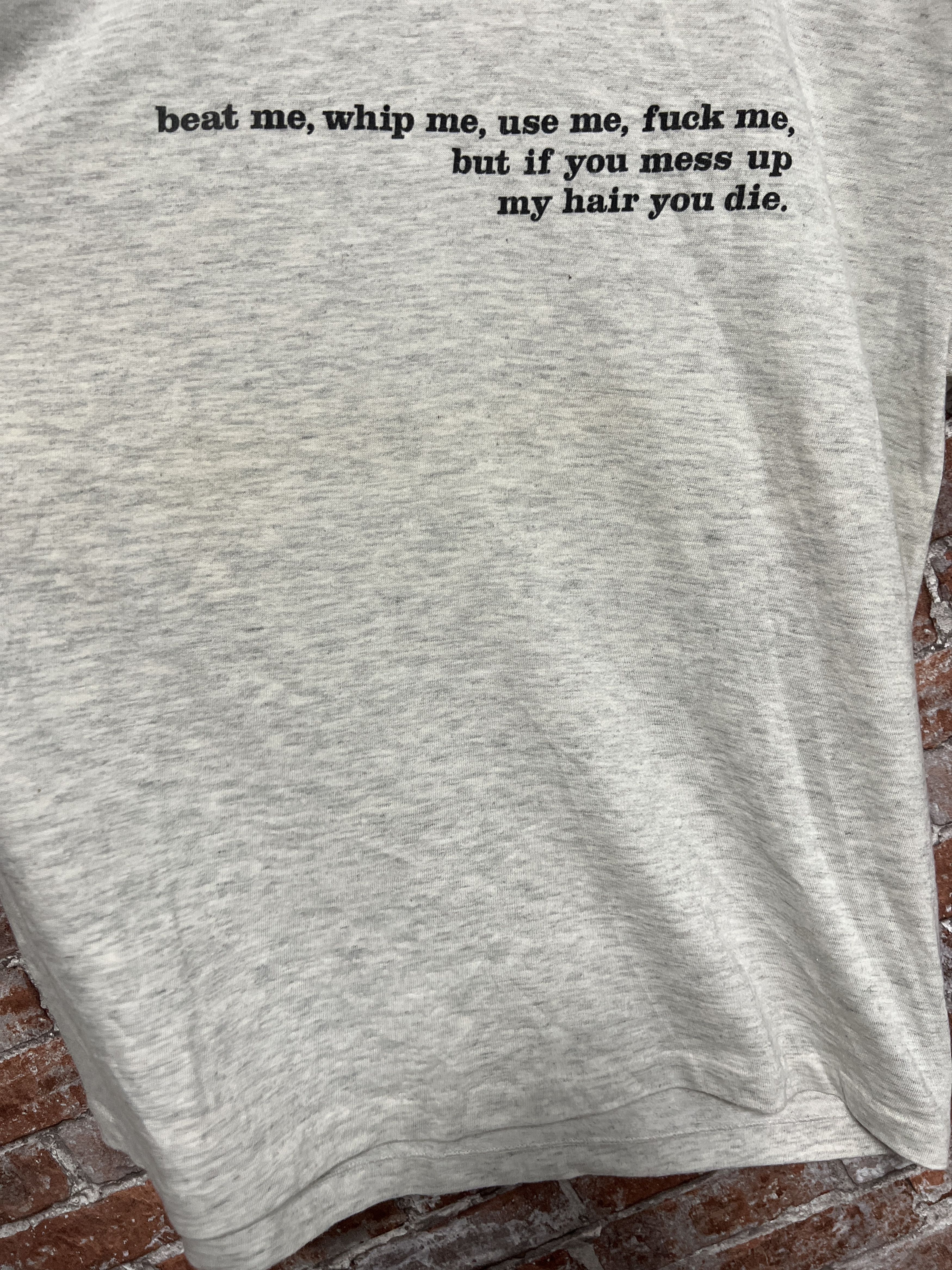 Vintage Vintage 90s Beat Me Whip Me Use Me F*ck Me Humor T-shirt Size US XL / EU 56 / 4 - 10 Thumbnail