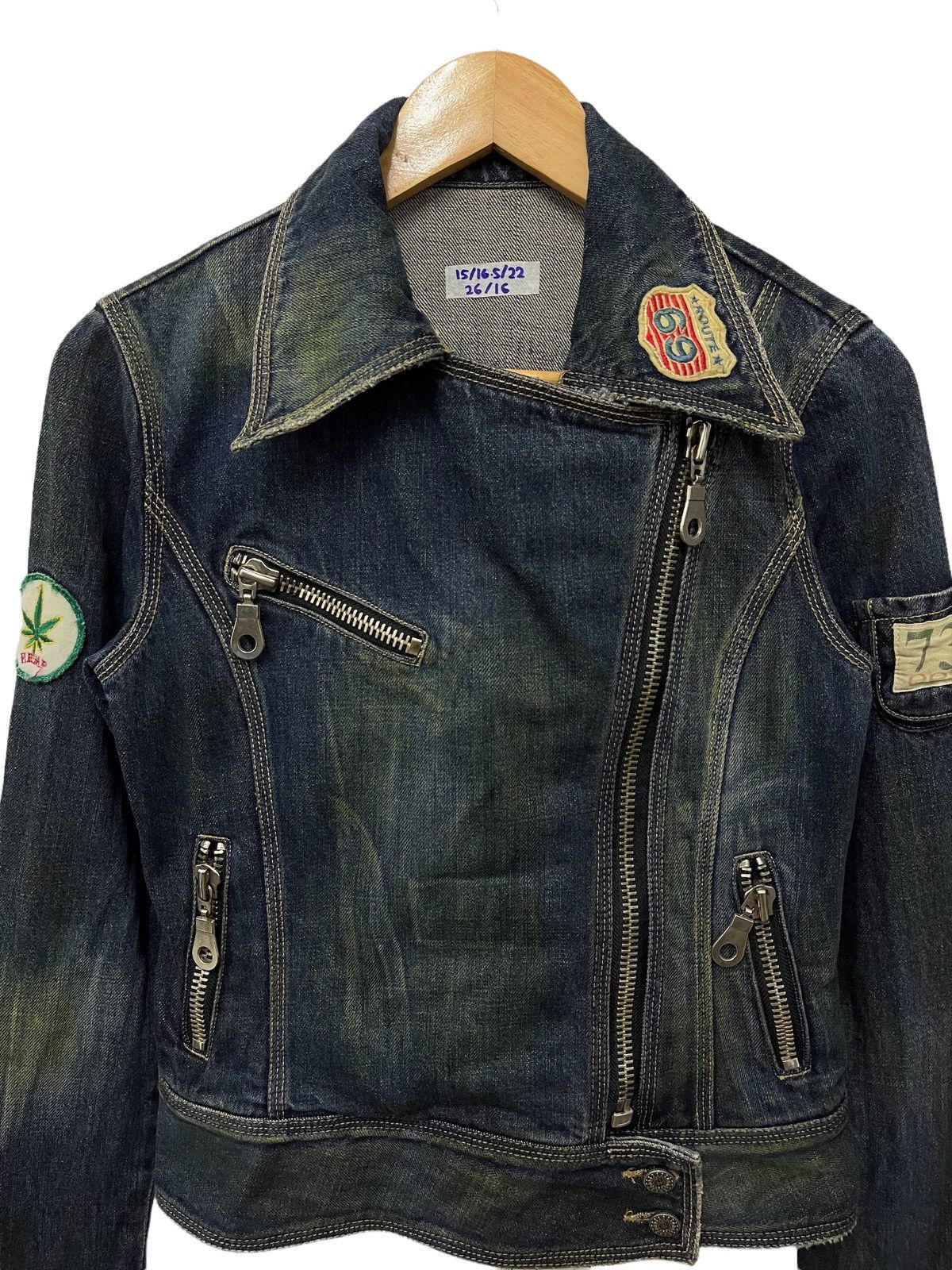 Japanese Brand × Seditionaries Seditionaries zipper denim trucker Size S / US 4 / IT 40 - 3 Thumbnail