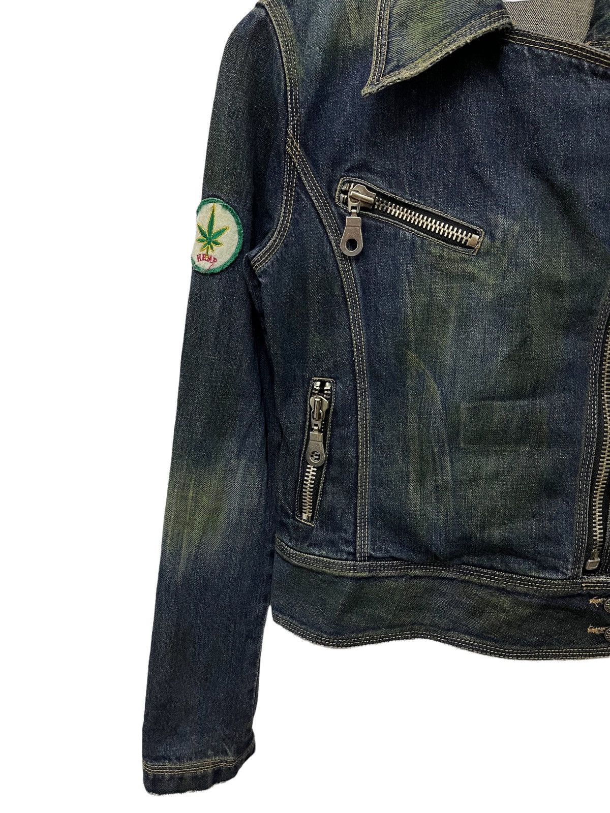 Japanese Brand × Seditionaries Seditionaries zipper denim trucker Size S / US 4 / IT 40 - 4 Thumbnail