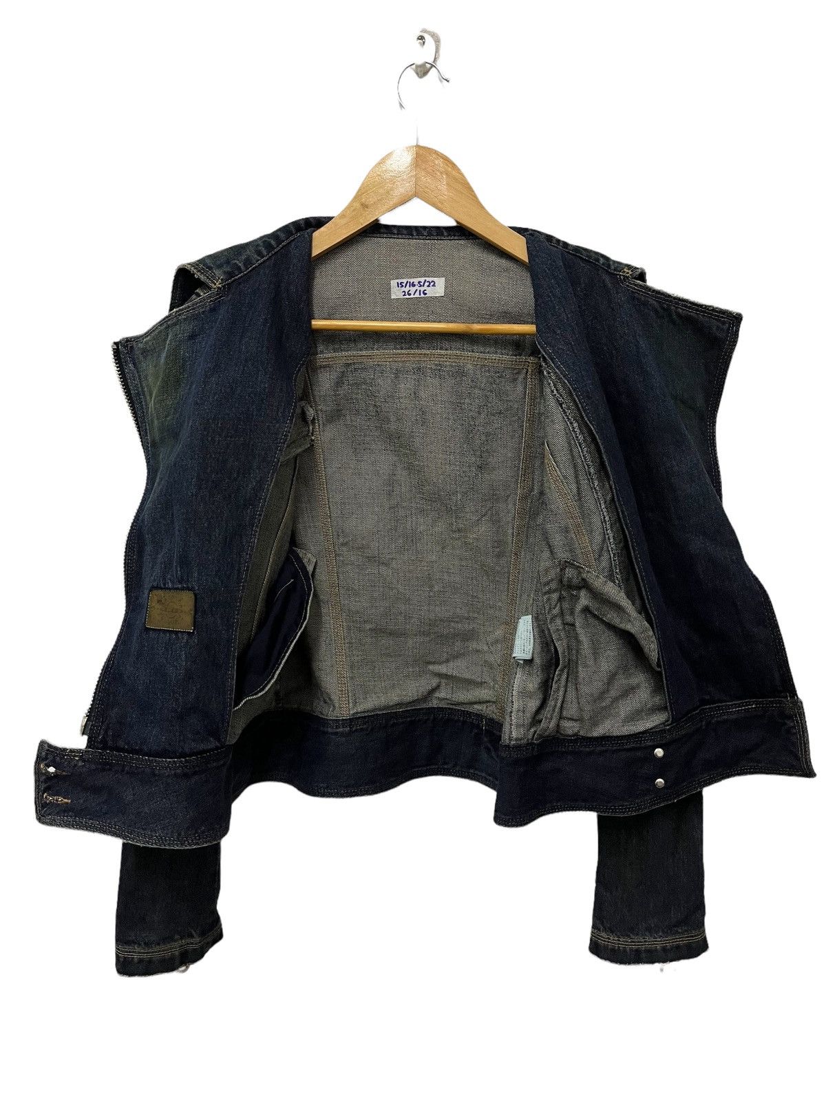 Japanese Brand × Seditionaries Seditionaries zipper denim trucker Size S / US 4 / IT 40 - 5 Thumbnail