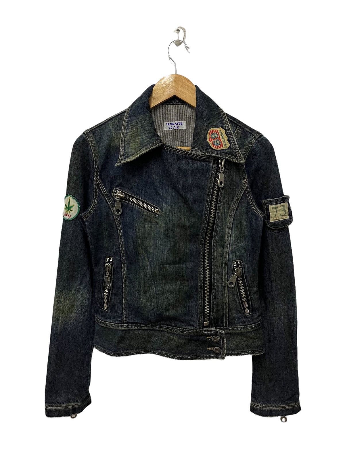 Japanese Brand × Seditionaries Seditionaries zipper denim trucker Size S / US 4 / IT 40 - 1 Thumbnail