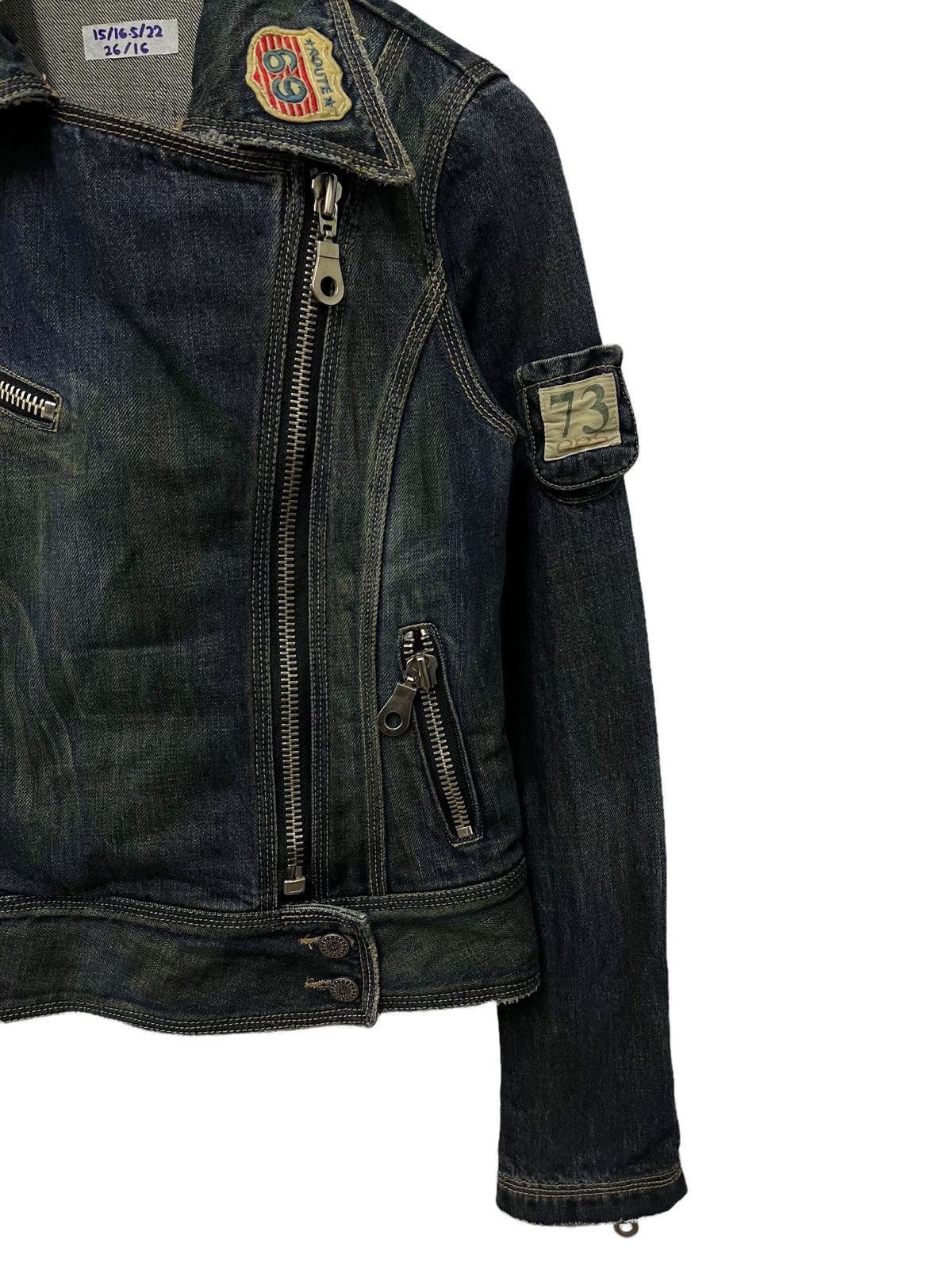 Japanese Brand × Seditionaries Seditionaries zipper denim trucker Size S / US 4 / IT 40 - 2 Thumbnail