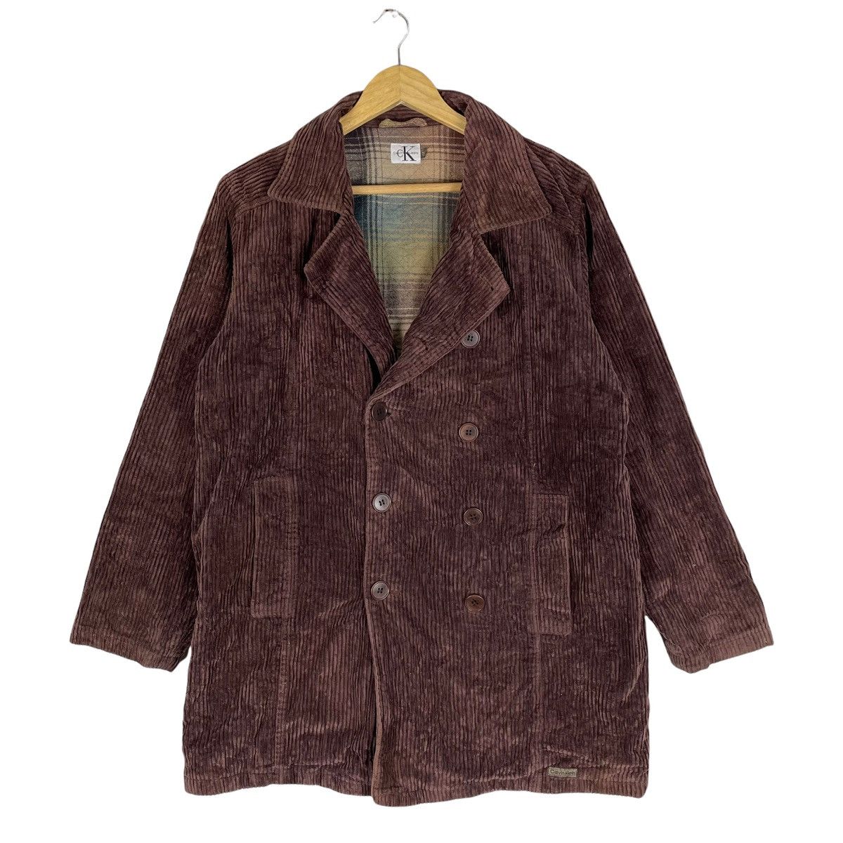 Calvin Klein × Calvin Klein 205W39NYC 🌟CALVIN KLEIN Corduroy Double Breasted Button Jacket Size US S / EU 44-46 / 1 - 2 Thumbnail