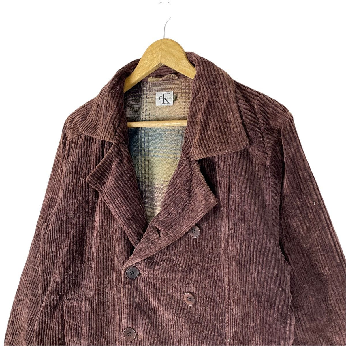Calvin Klein × Calvin Klein 205W39NYC 🌟CALVIN KLEIN Corduroy Double Breasted Button Jacket Size US S / EU 44-46 / 1 - 5 Thumbnail
