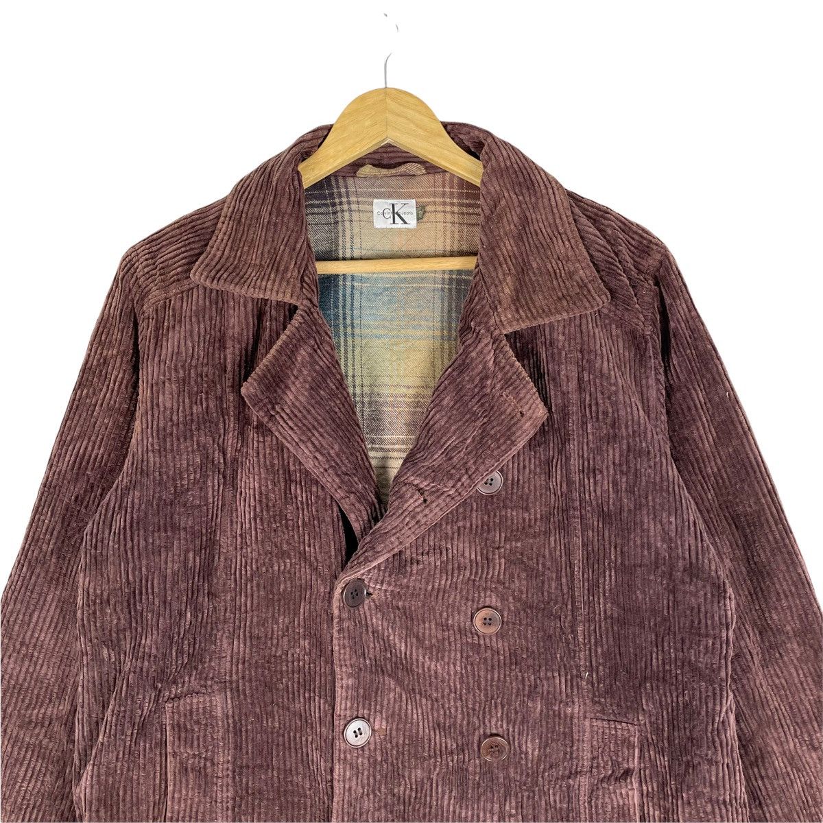 Calvin Klein × Calvin Klein 205W39NYC 🌟CALVIN KLEIN Corduroy Double Breasted Button Jacket Size US S / EU 44-46 / 1 - 3 Thumbnail