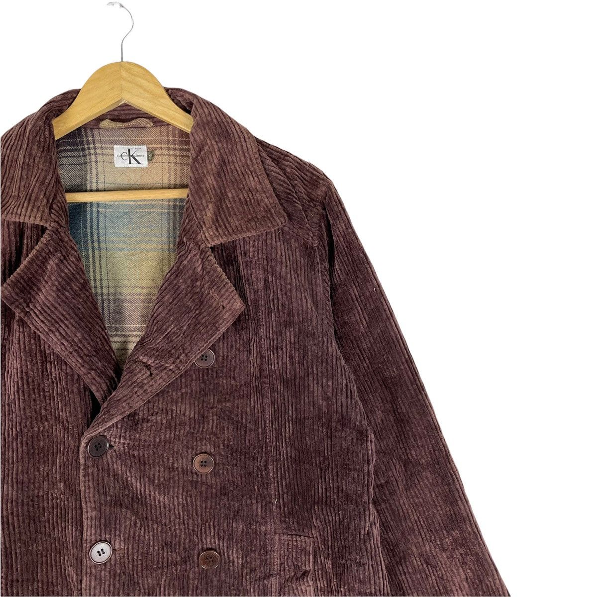 Calvin Klein × Calvin Klein 205W39NYC 🌟CALVIN KLEIN Corduroy Double Breasted Button Jacket Size US S / EU 44-46 / 1 - 4 Thumbnail