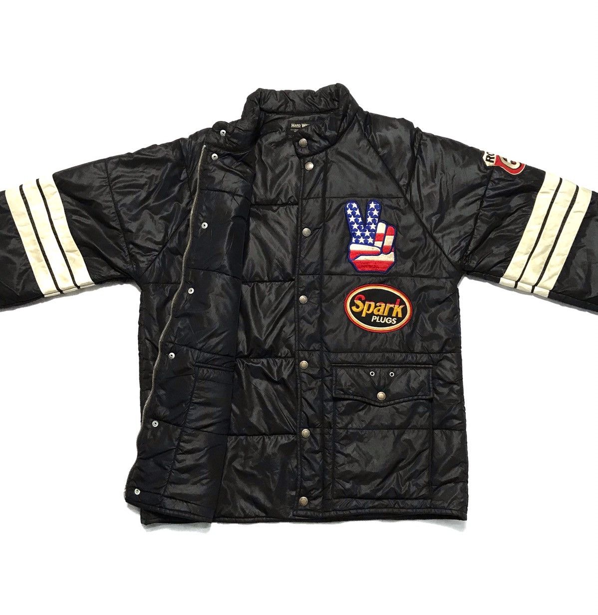 Beams Plus × Japanese Brand × Vintage Vintage Beam puffer Patched Down Jacket Size US M / EU 48-50 / 2 - 5 Thumbnail