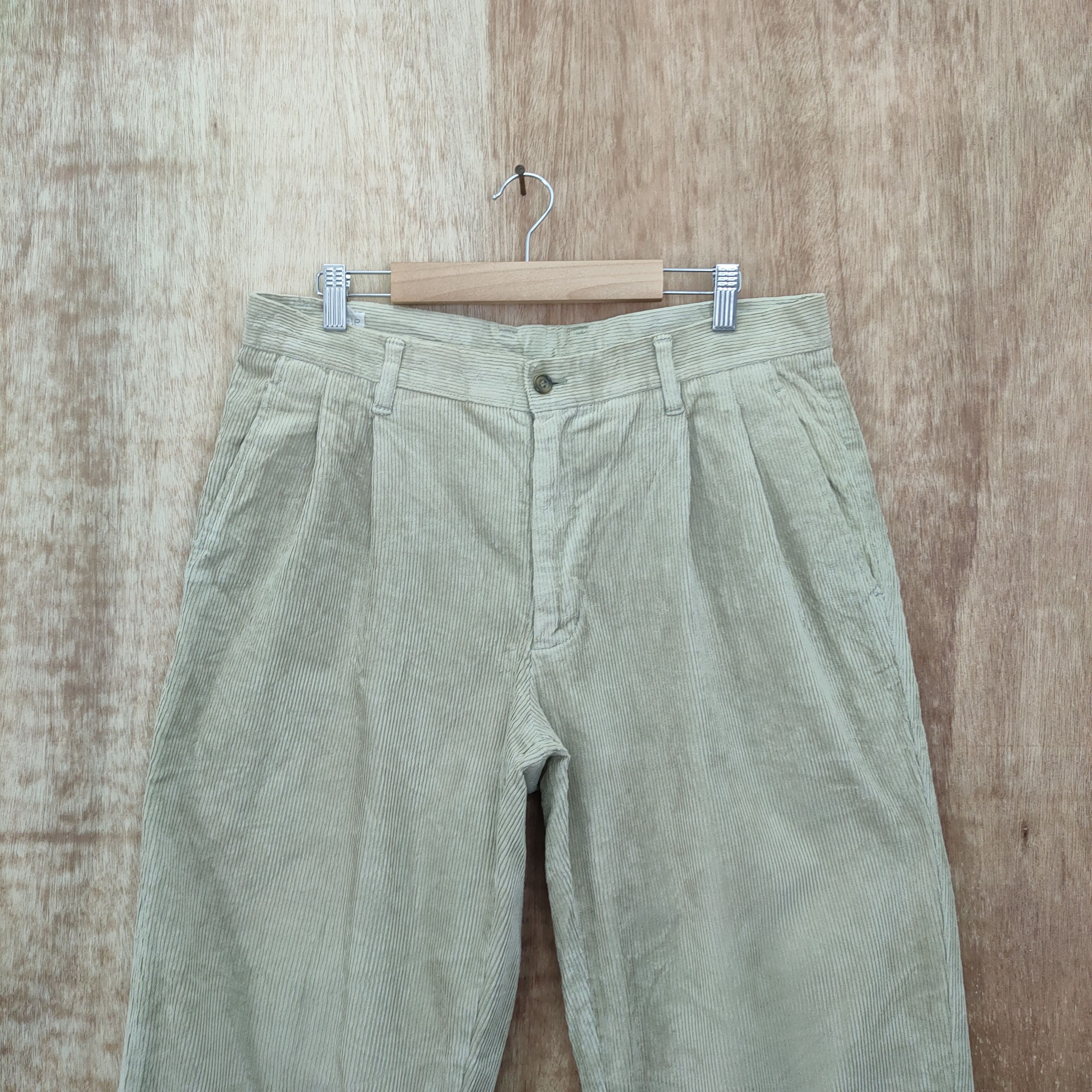 Vintage VINTAGE CARDUROY FADED PANTS TROUSERS Size US 34 / EU 50 - 2 Thumbnail