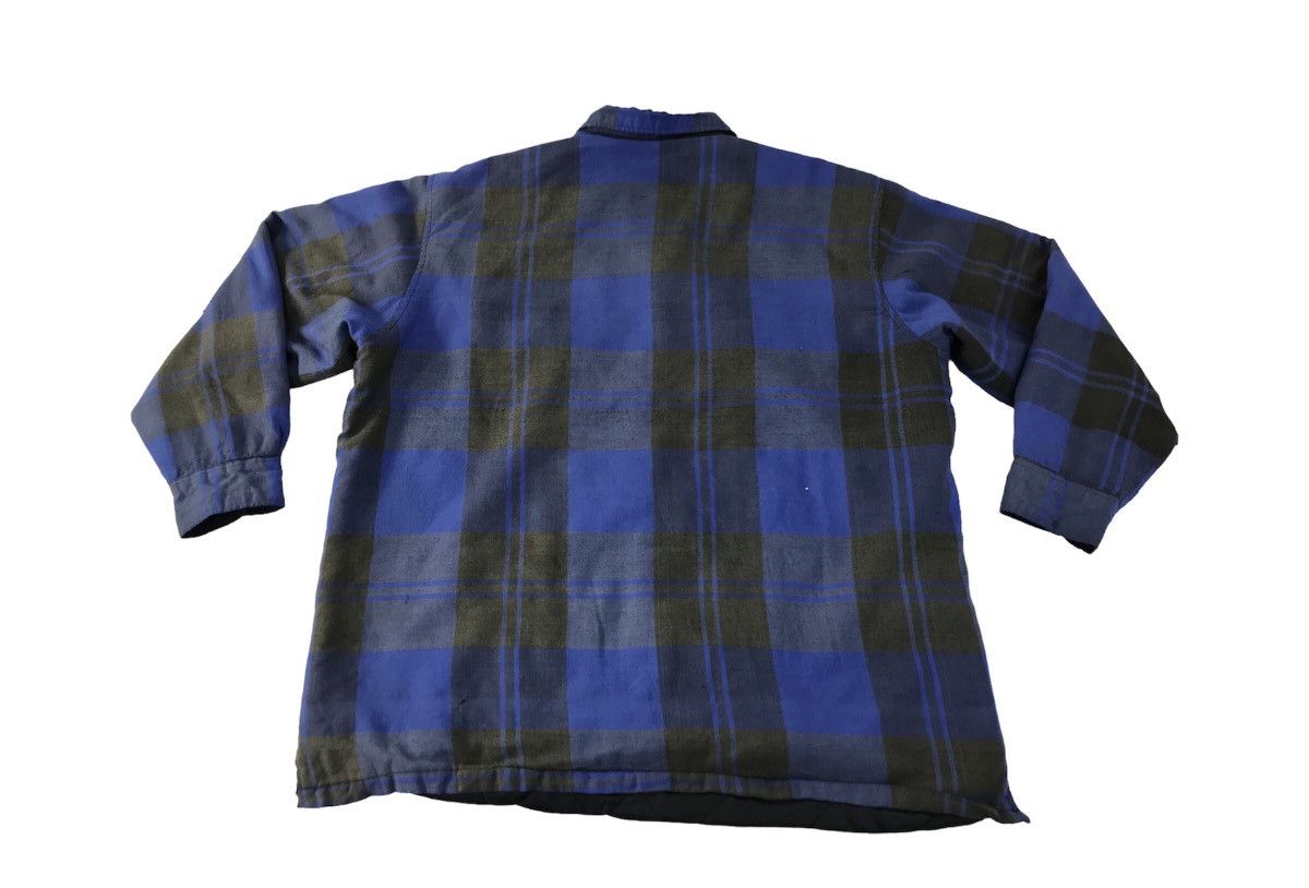 Dickies × Vintage Dickies Plaid Checked Button Up Padded Shirt Quilted Inner Size US XXL / EU 58 / 5 - 7 Thumbnail