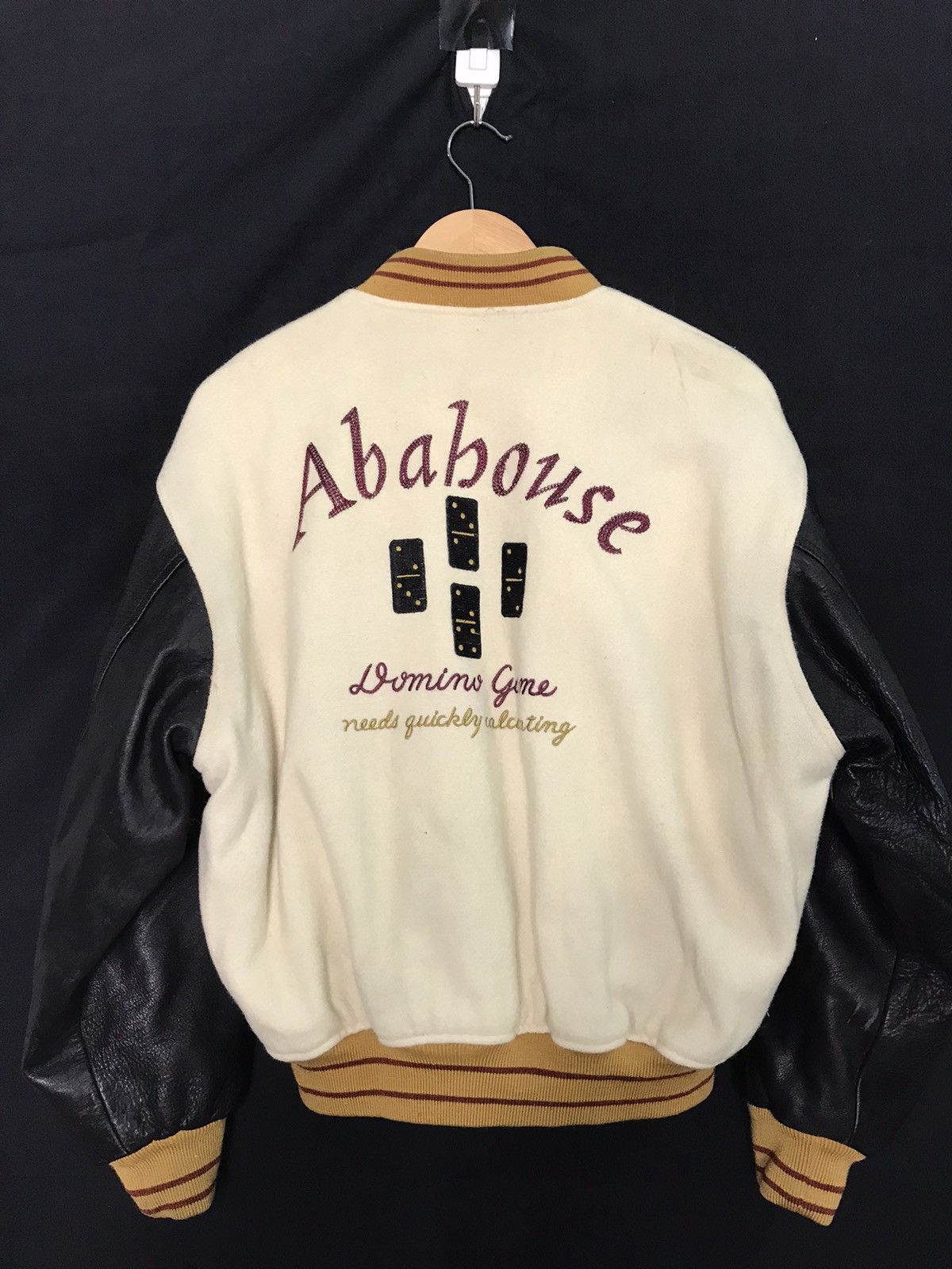 Japanese Brand × Vintage Abah House Embroidery Sleeve Leather Jacket Size US M / EU 48-50 / 2 - 2 Thumbnail