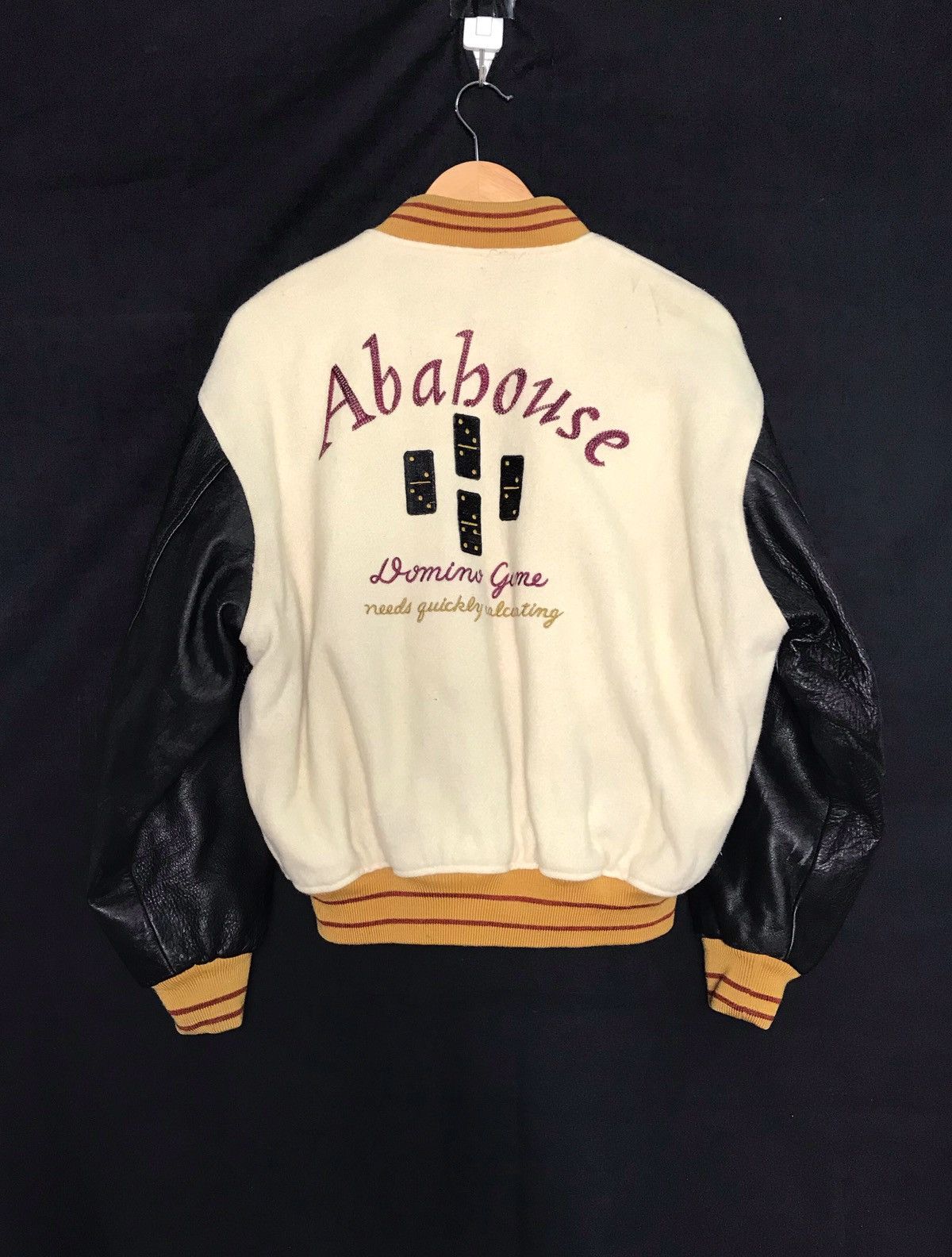 Japanese Brand × Vintage Abah House Embroidery Sleeve Leather Jacket Size US M / EU 48-50 / 2 - 1 Thumbnail