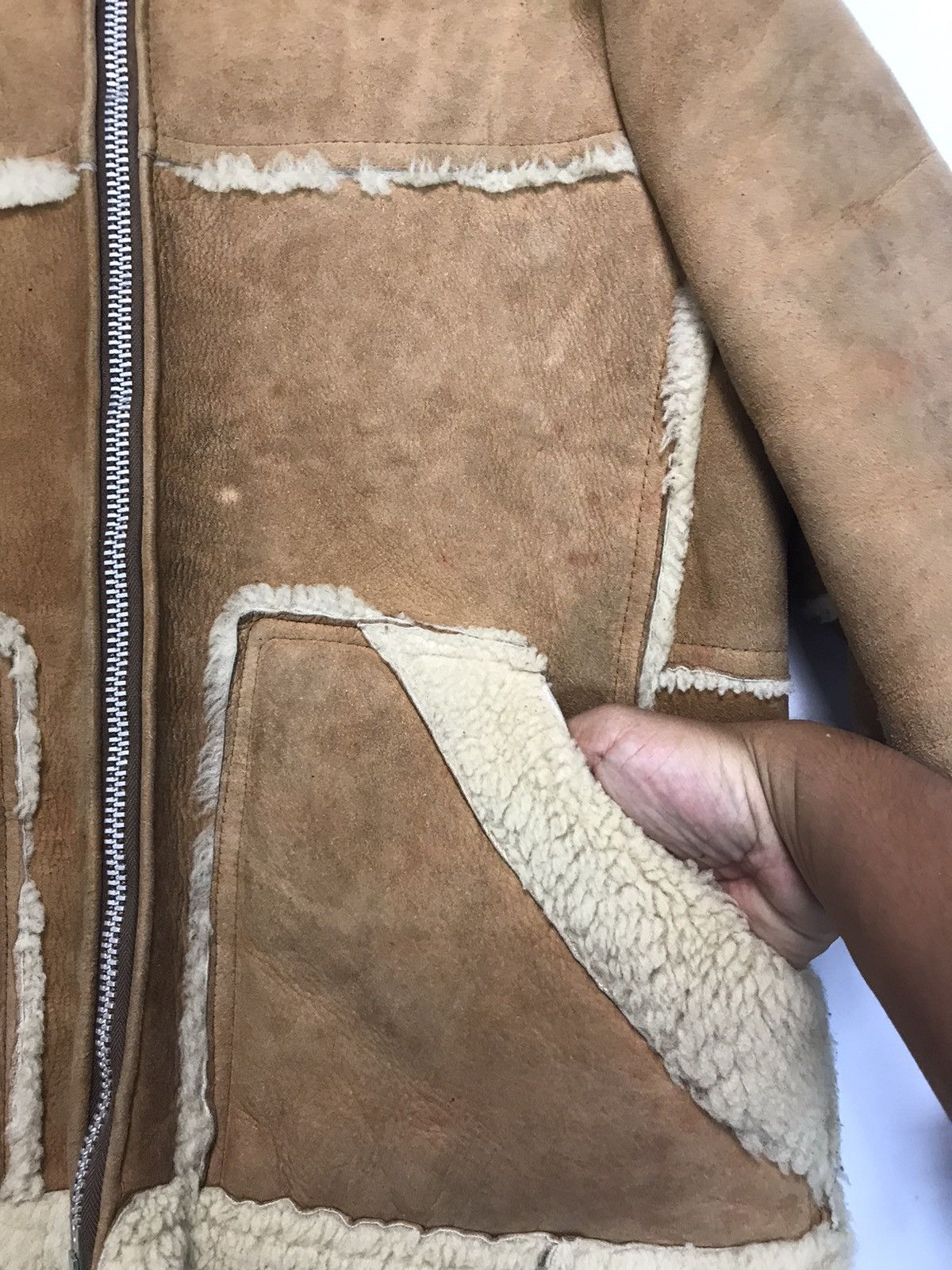 Schott × Vintage VINTAGE SCHOTT LEATHER SHEARLING JACKET SIZE 36 Size US M / EU 48-50 / 2 - 9 Thumbnail