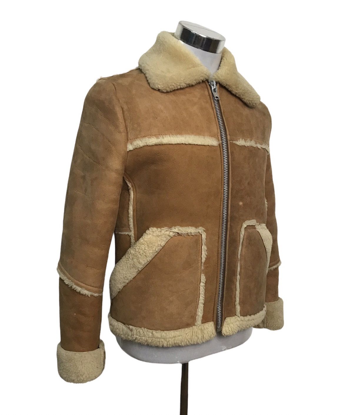 Schott × Vintage VINTAGE SCHOTT LEATHER SHEARLING JACKET SIZE 36 Size US M / EU 48-50 / 2 - 1 Thumbnail