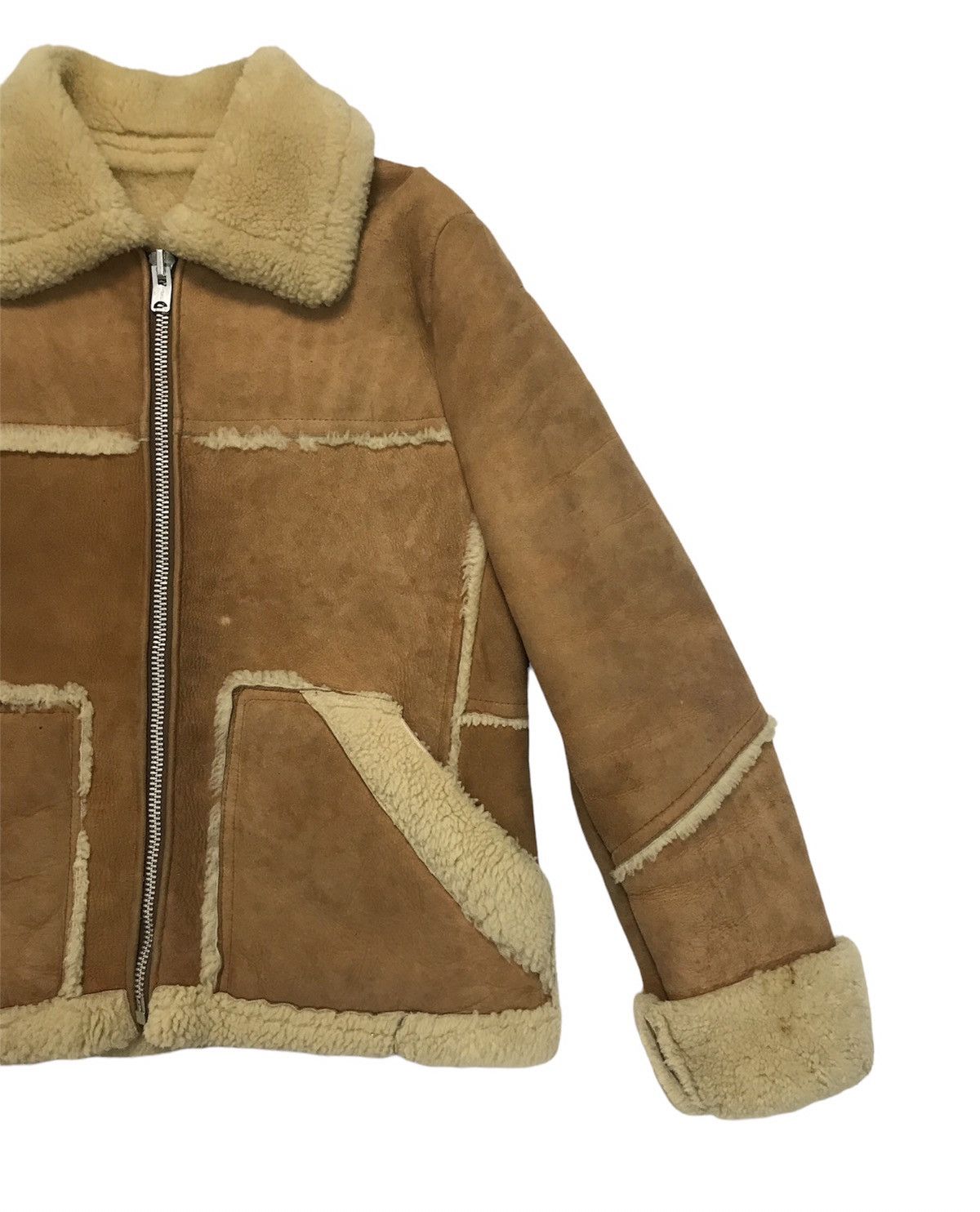 Schott × Vintage VINTAGE SCHOTT LEATHER SHEARLING JACKET SIZE 36 Size US M / EU 48-50 / 2 - 7 Thumbnail