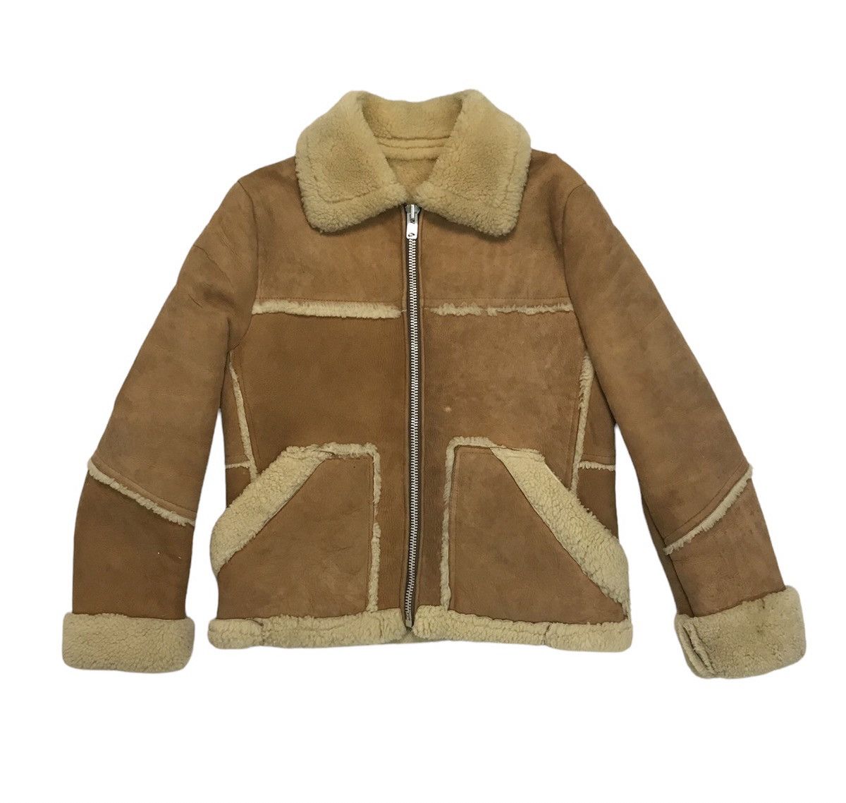 Schott × Vintage VINTAGE SCHOTT LEATHER SHEARLING JACKET SIZE 36 Size US M / EU 48-50 / 2 - 6 Thumbnail