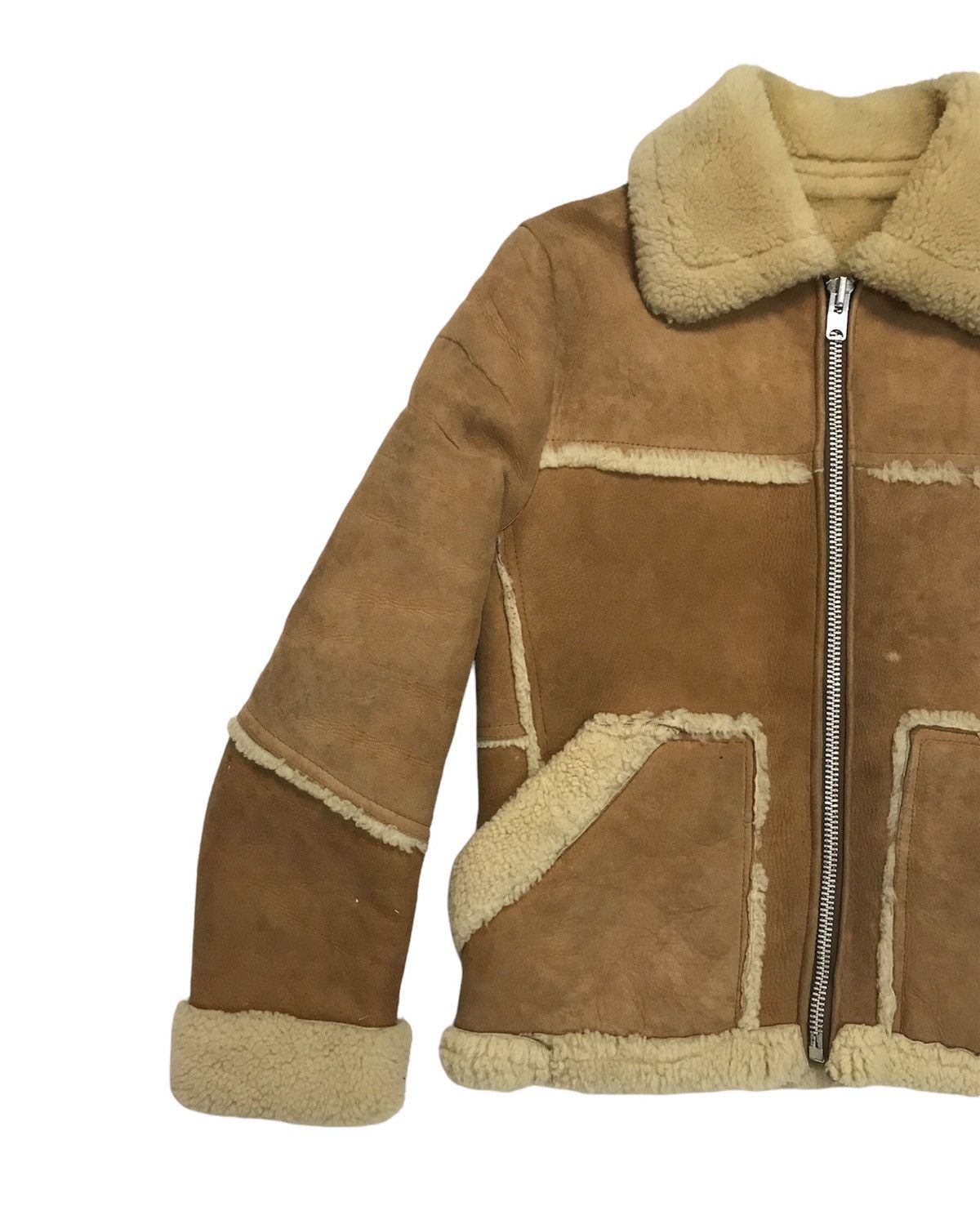 Schott × Vintage VINTAGE SCHOTT LEATHER SHEARLING JACKET SIZE 36 Size US M / EU 48-50 / 2 - 5 Thumbnail