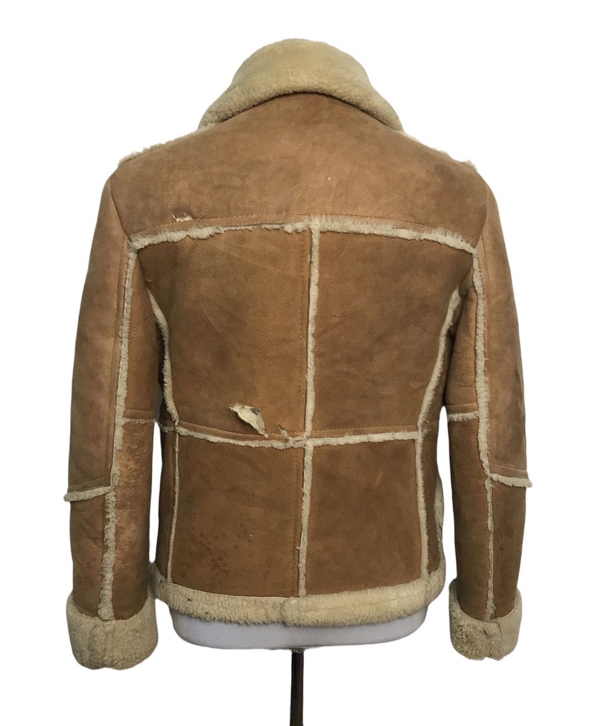 Schott × Vintage VINTAGE SCHOTT LEATHER SHEARLING JACKET SIZE 36 Size US M / EU 48-50 / 2 - 3 Thumbnail