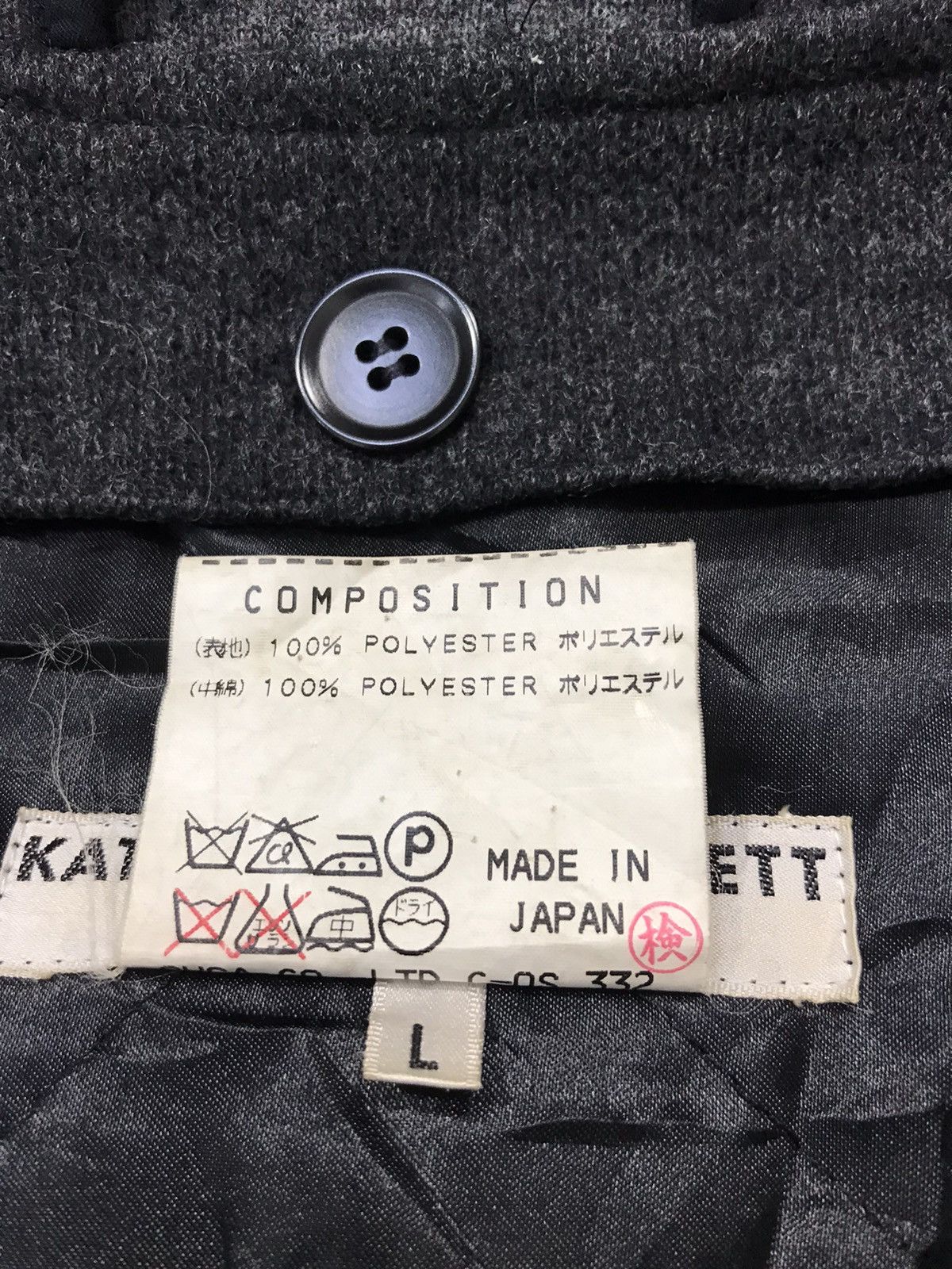 Katharine Hamnett London × Vintage Katherine Hamnett London Blouson Thick Jacket K1229j Size XXL / US 16-18 / IT 52-54 - 6 Thumbnail