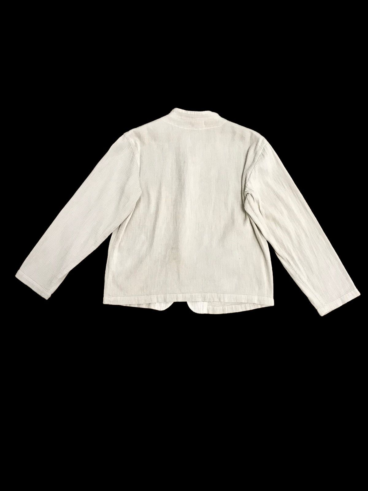 Issey Miyake × Japanese Brand Issey Miyake Plantation Mandarin Collar Jacket Size US M / EU 48-50 / 2 - 7 Thumbnail