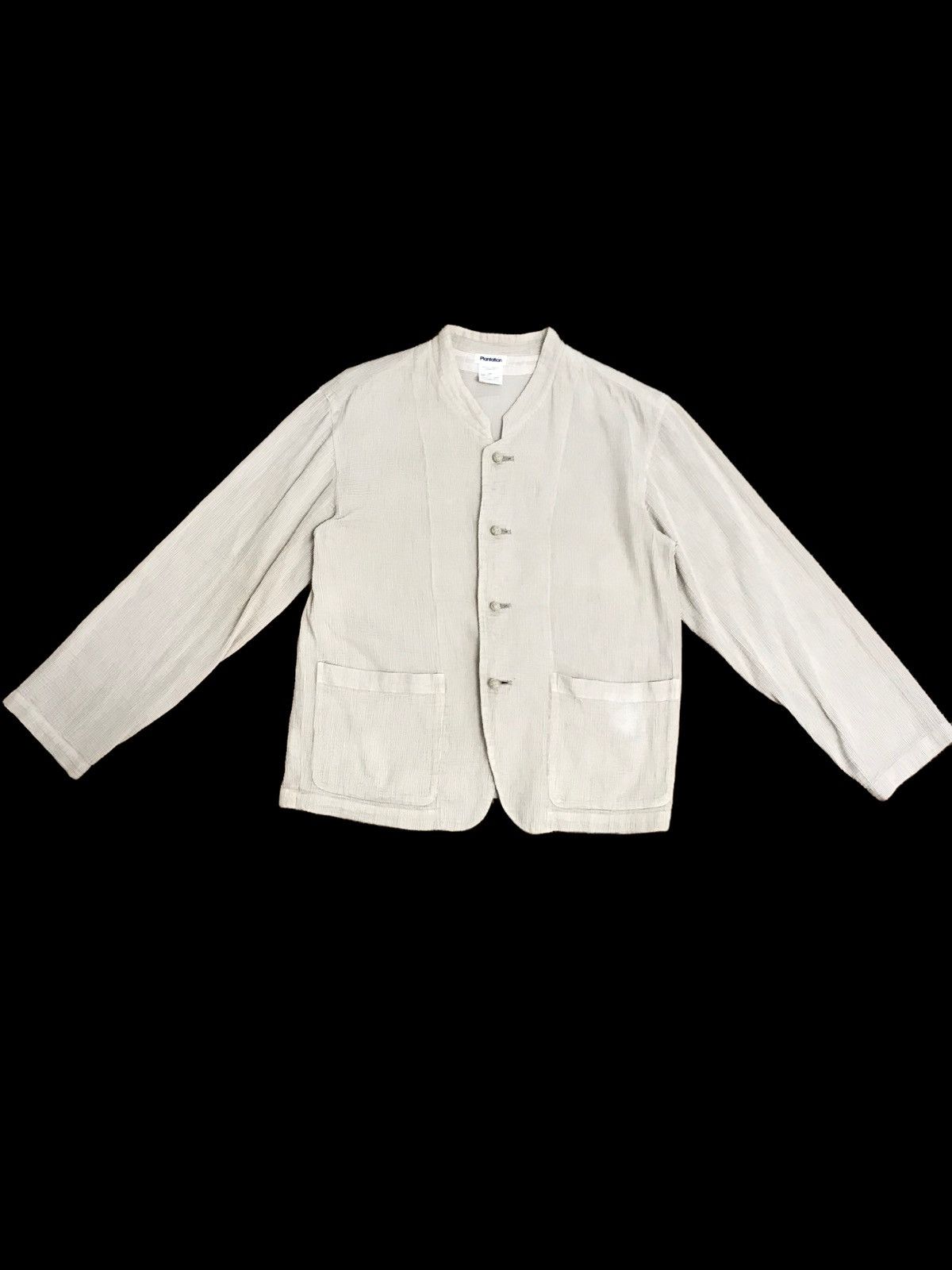 Issey Miyake × Japanese Brand Issey Miyake Plantation Mandarin Collar Jacket Size US M / EU 48-50 / 2 - 1 Thumbnail
