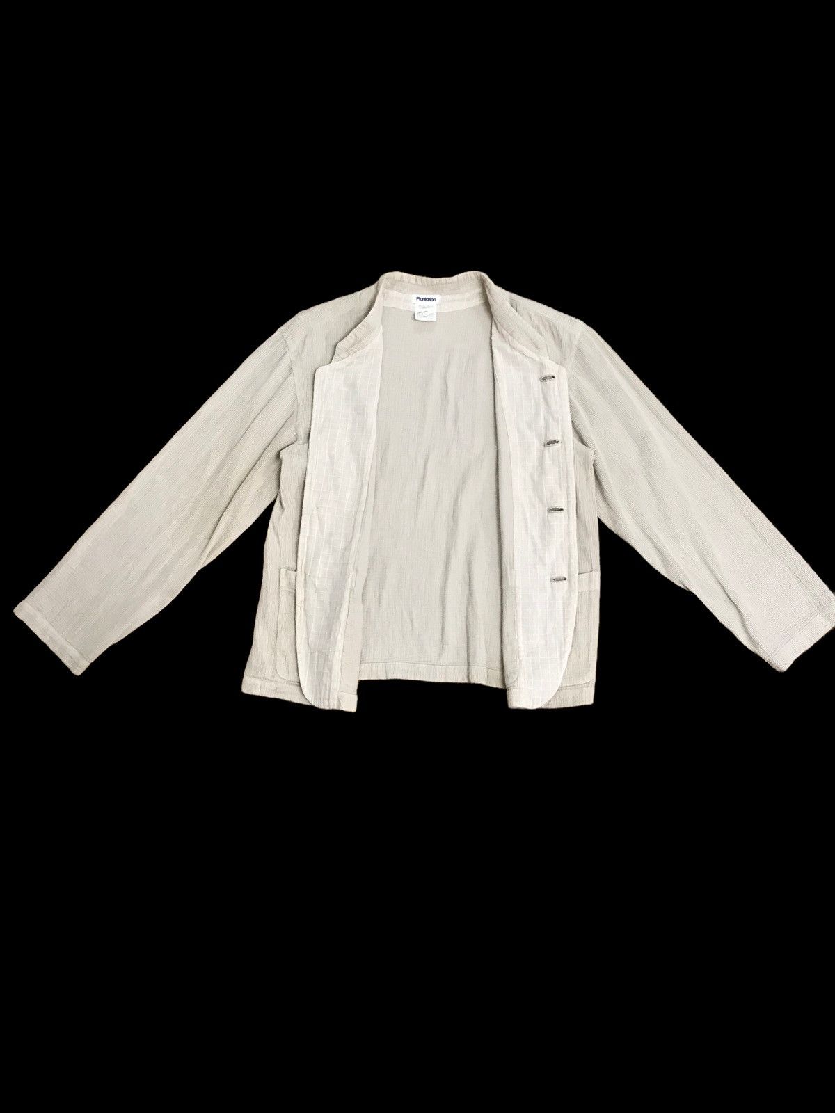 Issey Miyake × Japanese Brand Issey Miyake Plantation Mandarin Collar Jacket Size US M / EU 48-50 / 2 - 6 Thumbnail