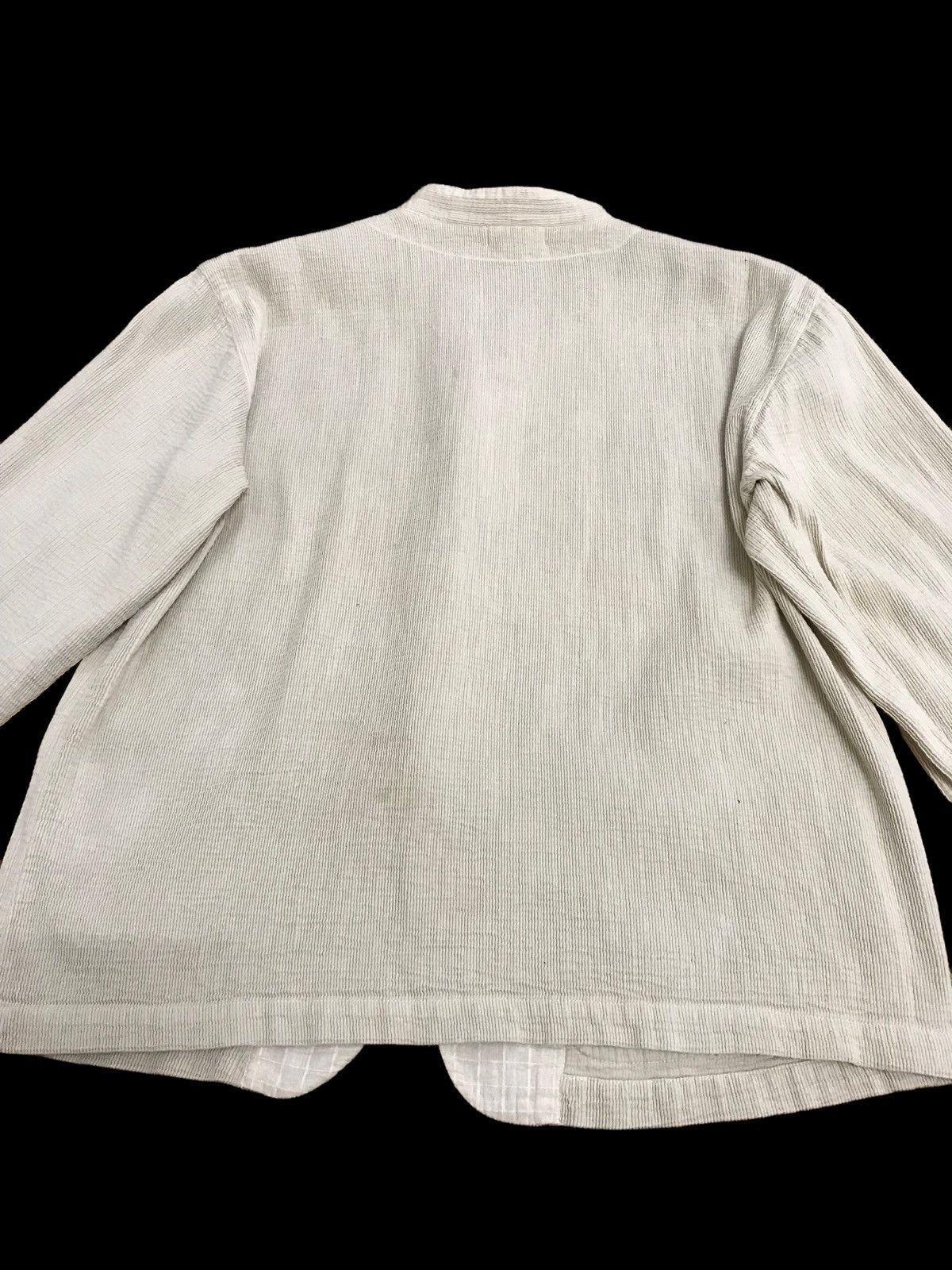 Issey Miyake × Japanese Brand Issey Miyake Plantation Mandarin Collar Jacket Size US M / EU 48-50 / 2 - 8 Thumbnail
