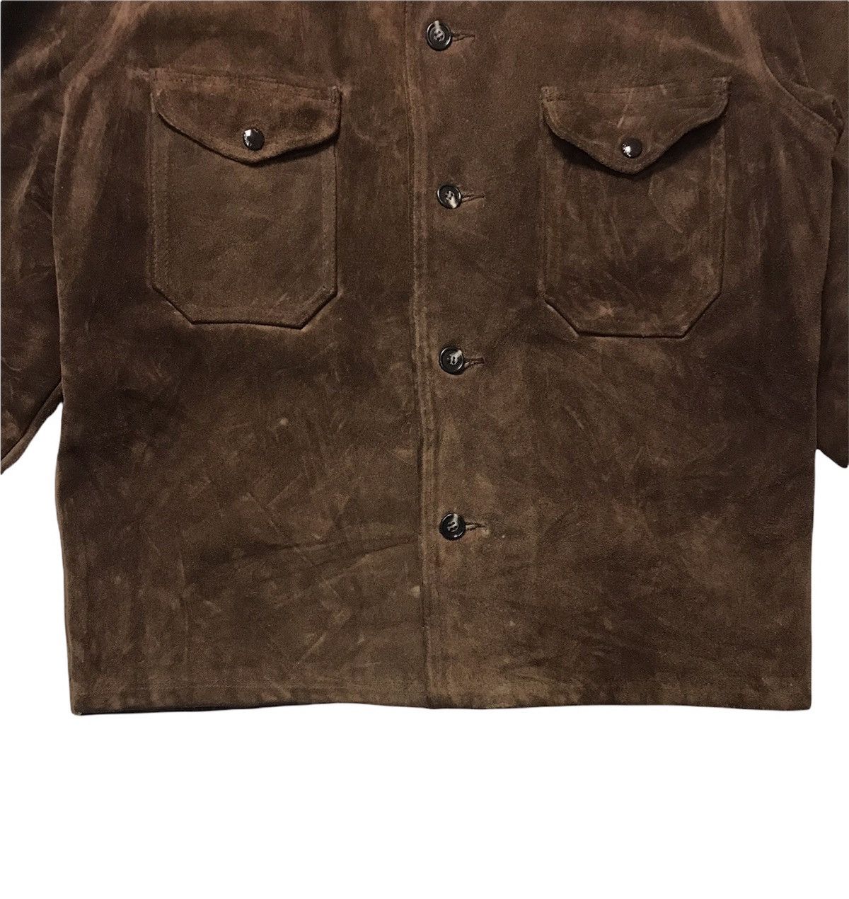 Schott × Vintage Schott Suede Leather Jacket Size US L / EU 52-54 / 3 - 3 Thumbnail