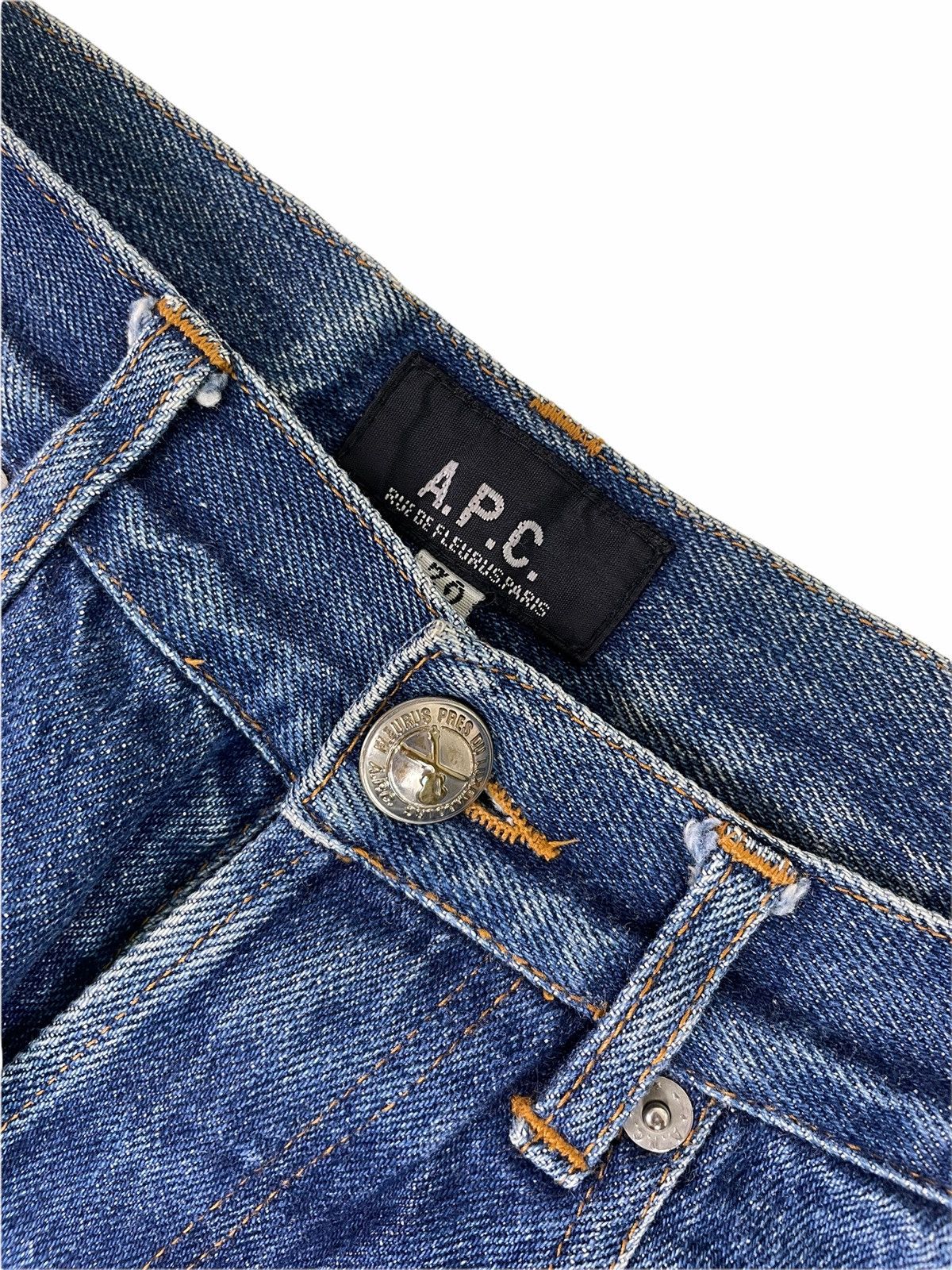 A.P.C. A.P.C. Rue de Fleurus Paris Selvedge Denim Jeans Size US 32 / EU 48 - 5 Thumbnail