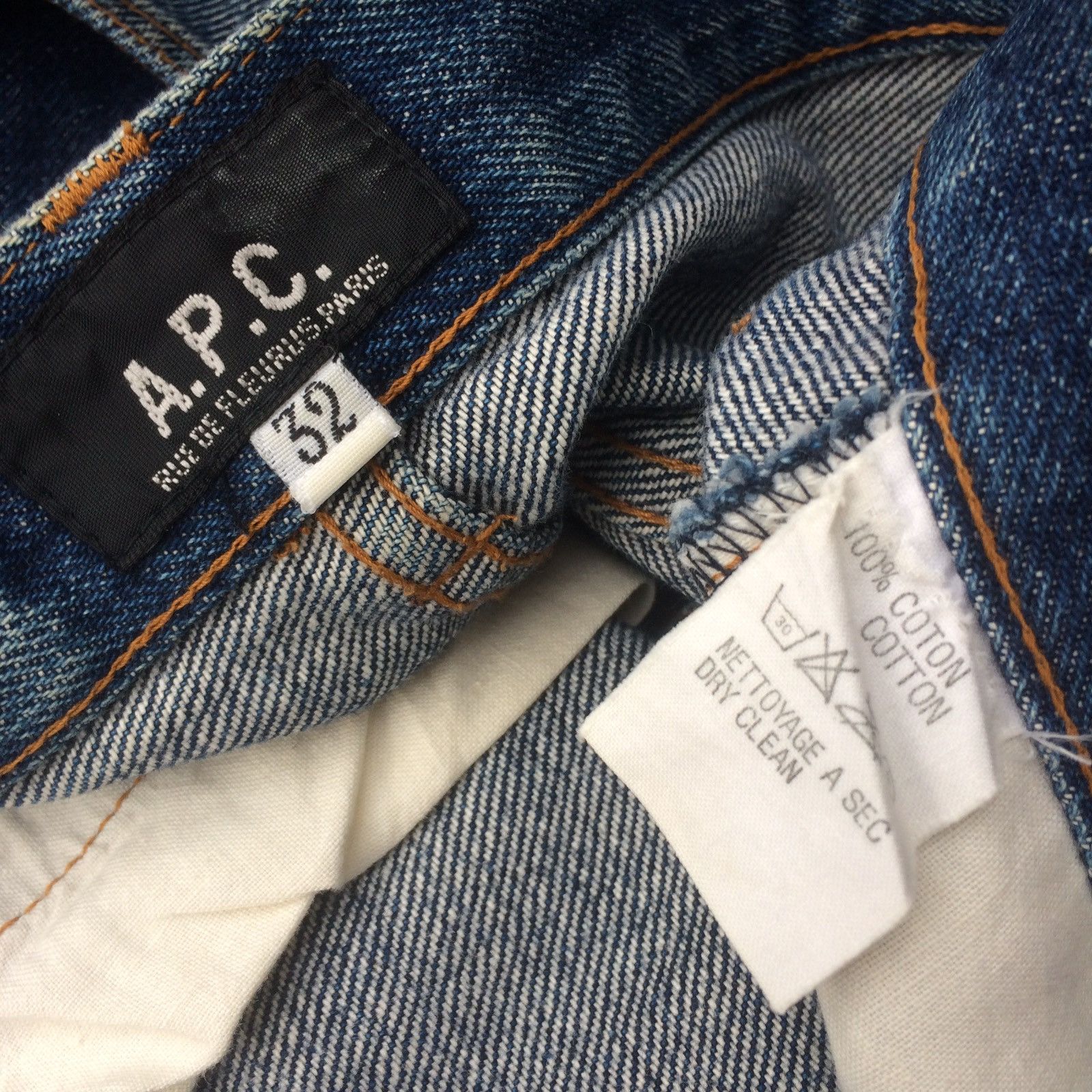 A.P.C. A.P.C. Rue de Fleurus Paris Selvedge Denim Jeans Size US 32 / EU 48 - 6 Thumbnail
