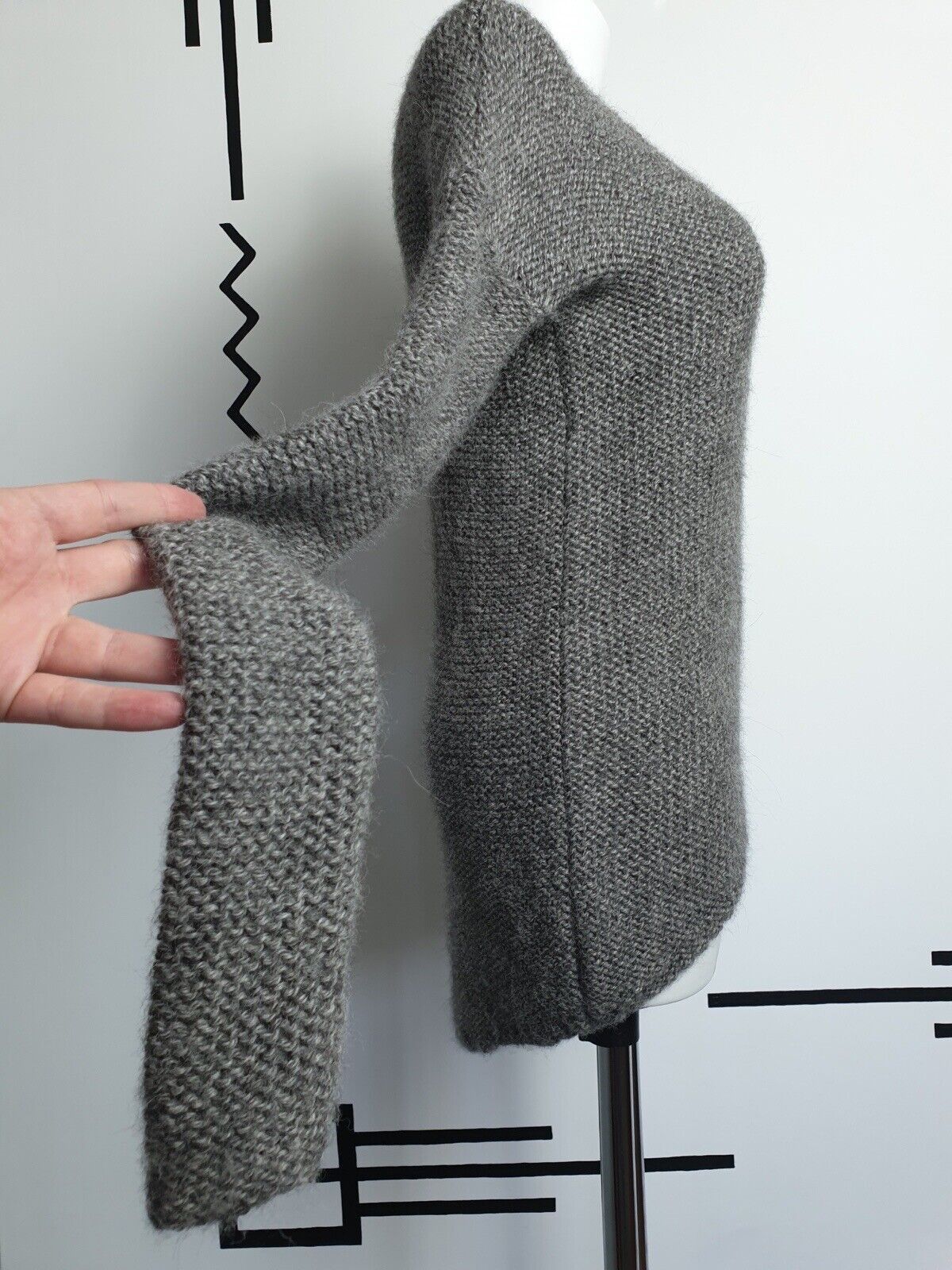 Helmut Lang HELMUT LANG Knitwear Sweater Alpaca/Wool Grau Size S Size S / US 4 / IT 40 - 5 Thumbnail